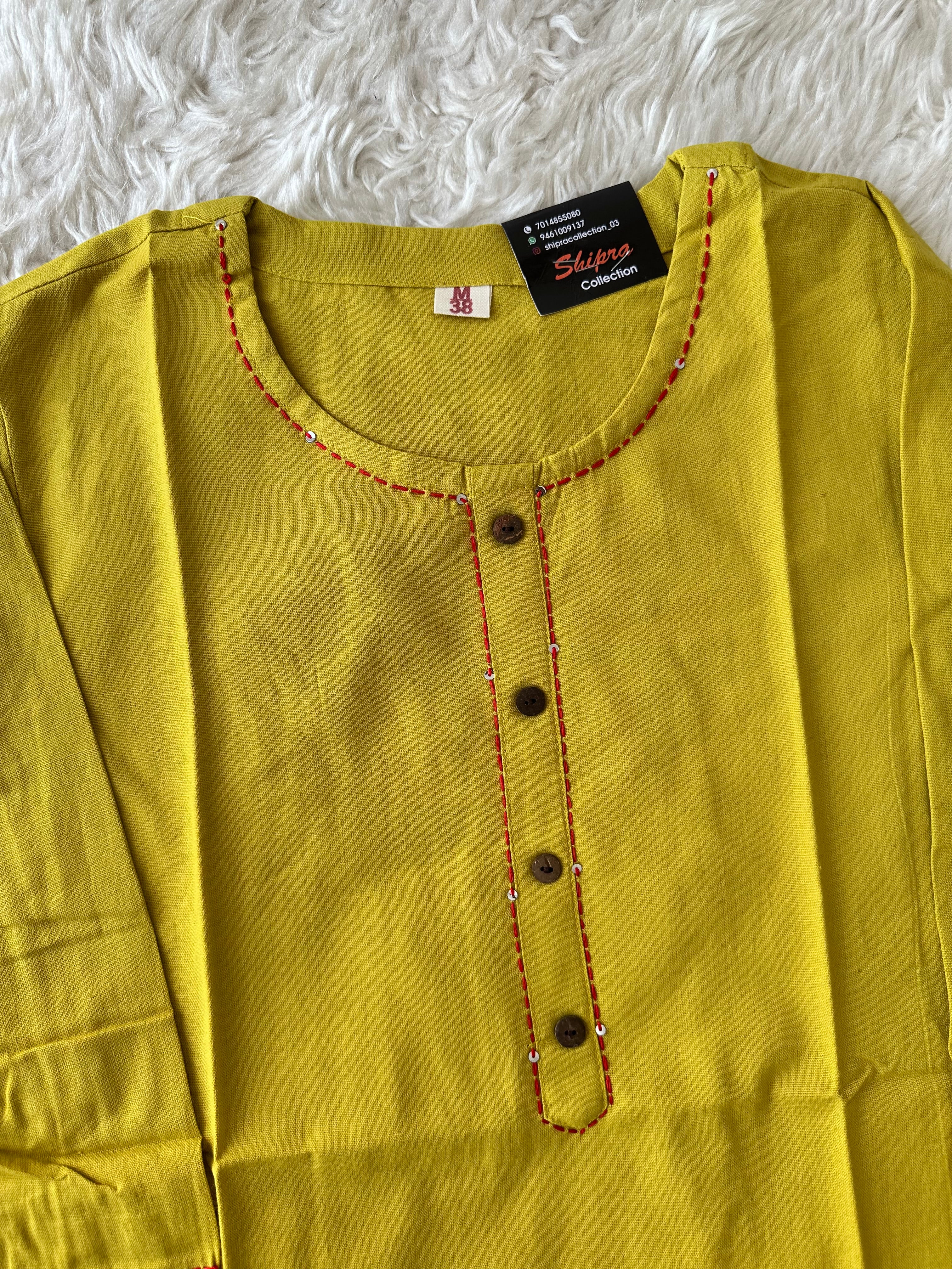 Khadi Cotton Short Kurti
