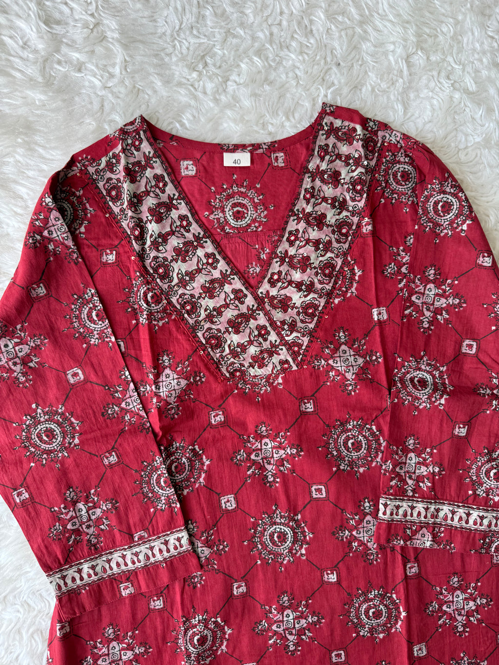 Premium Cotton Kurti Pant Dupatta Set
