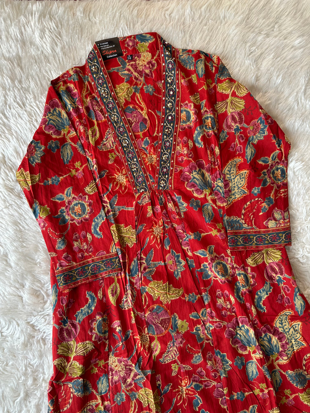 Premium Cotton Kurti Plazo Dupatta Set