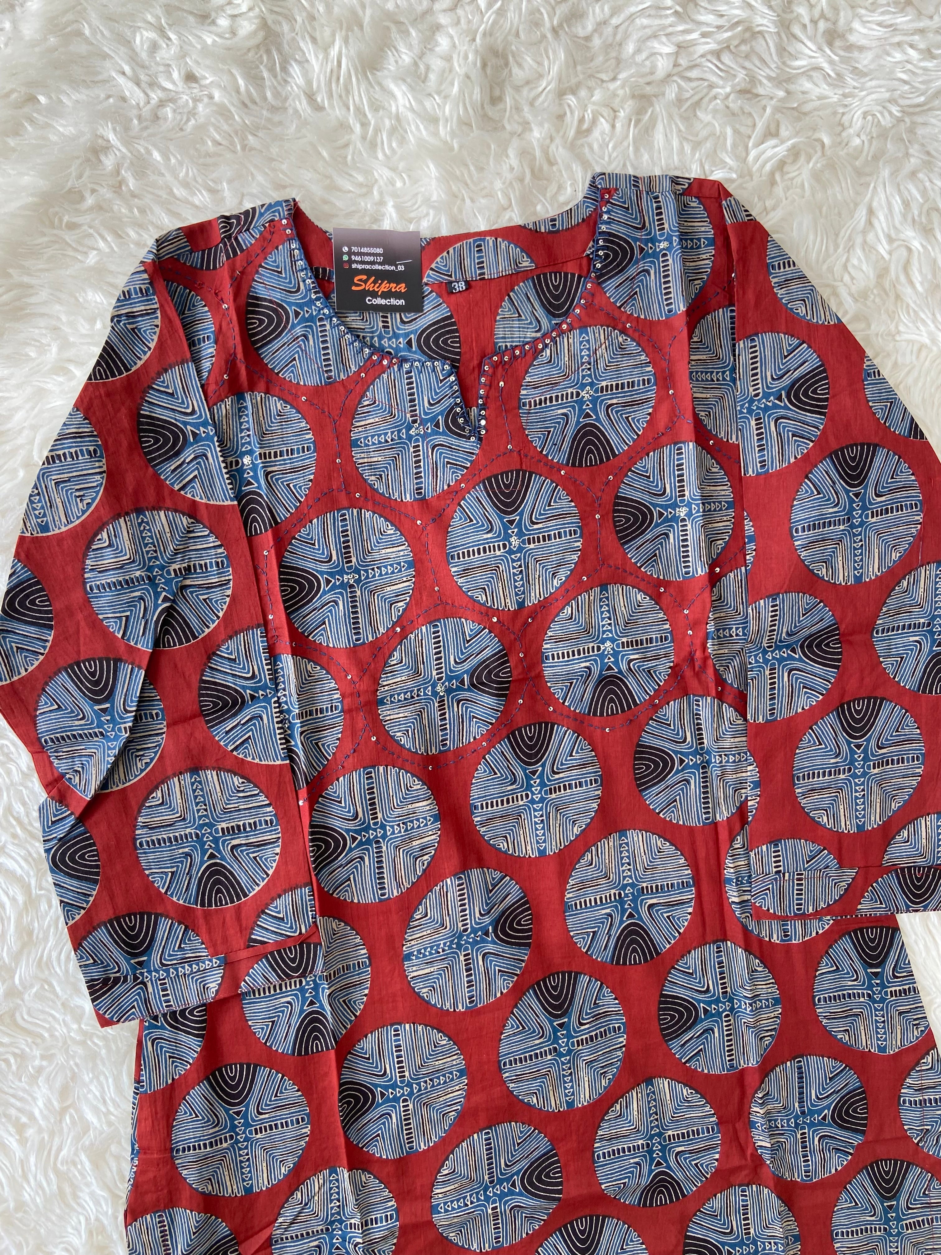 Premium Cotton Kurti Pant Dupatta Set