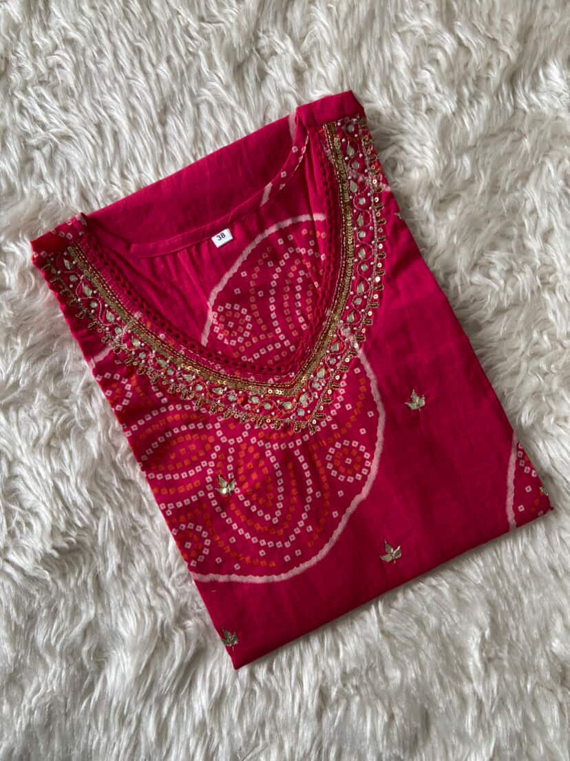 Premium Cotton Kurti Pant Dupatta Set