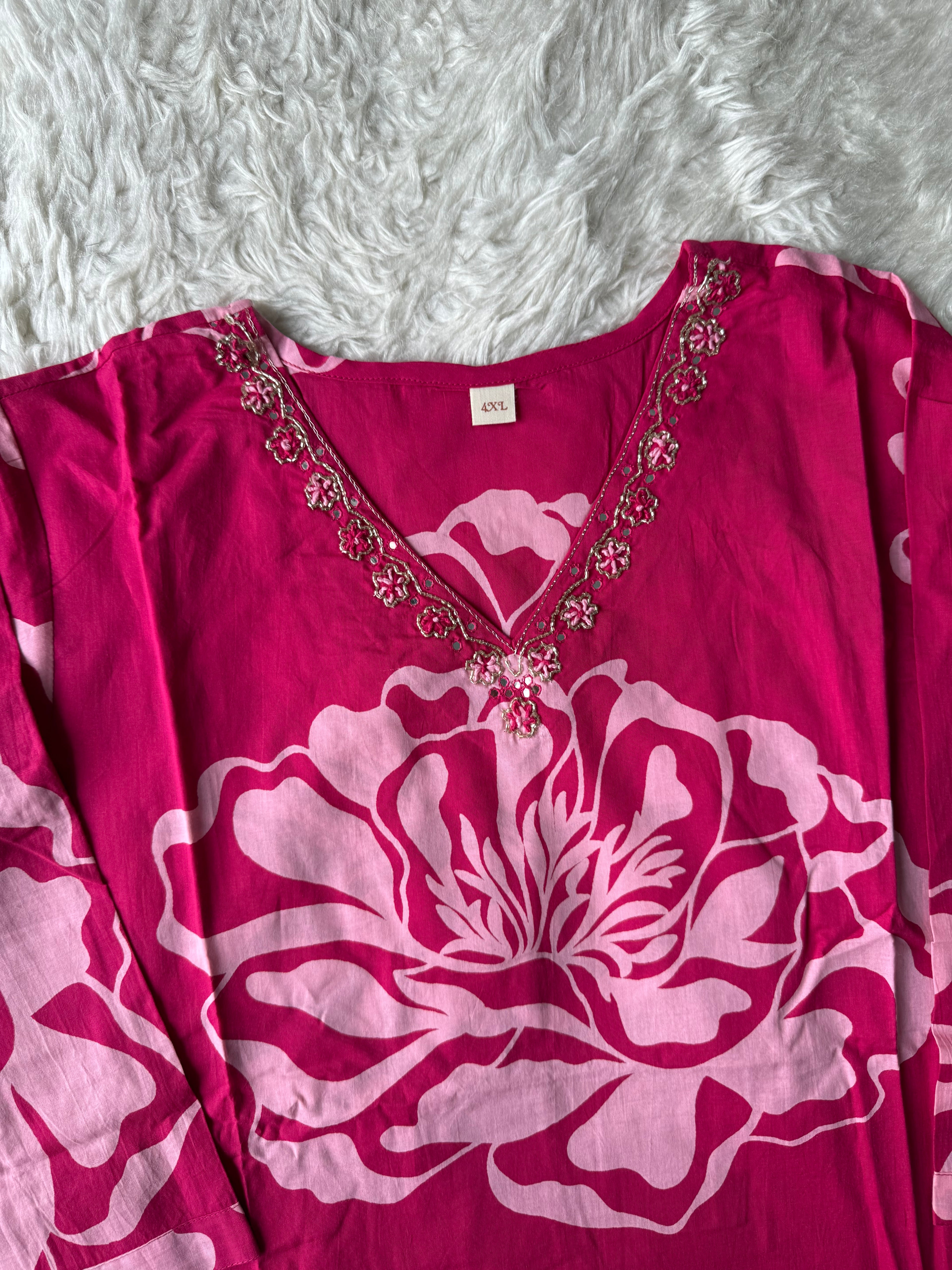 Premium Cotton Kurti Pant Dupatta Set