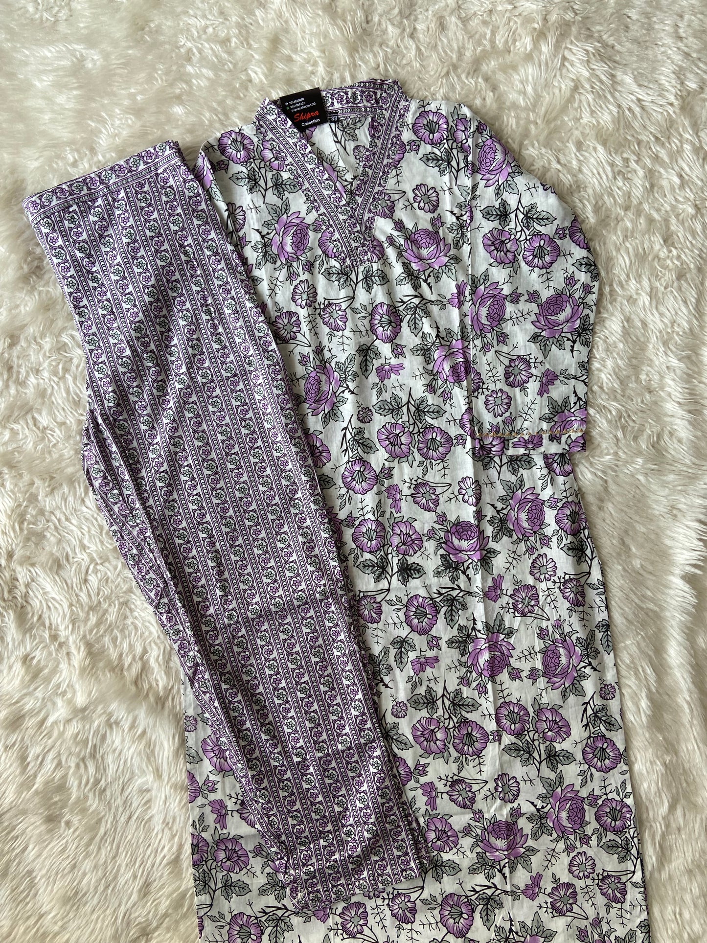 Pure Cotton Kurti Pant Set