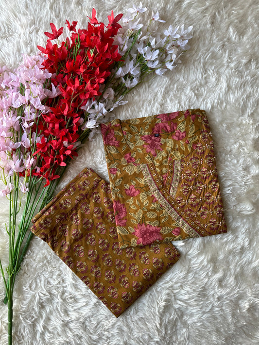 Premium Cotton Kurti Pant Set