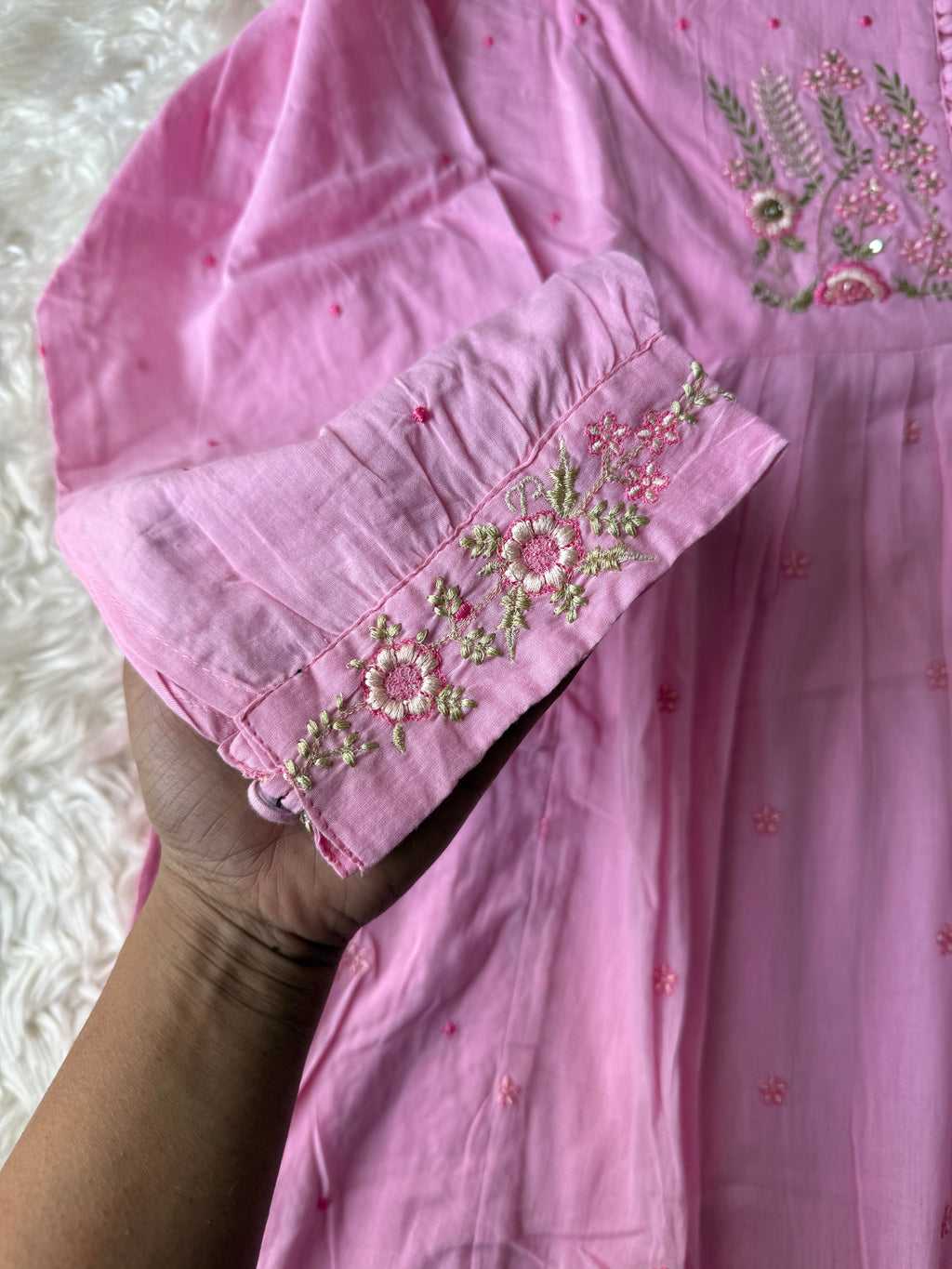 Premium Mul Cotton Thread Work Set
