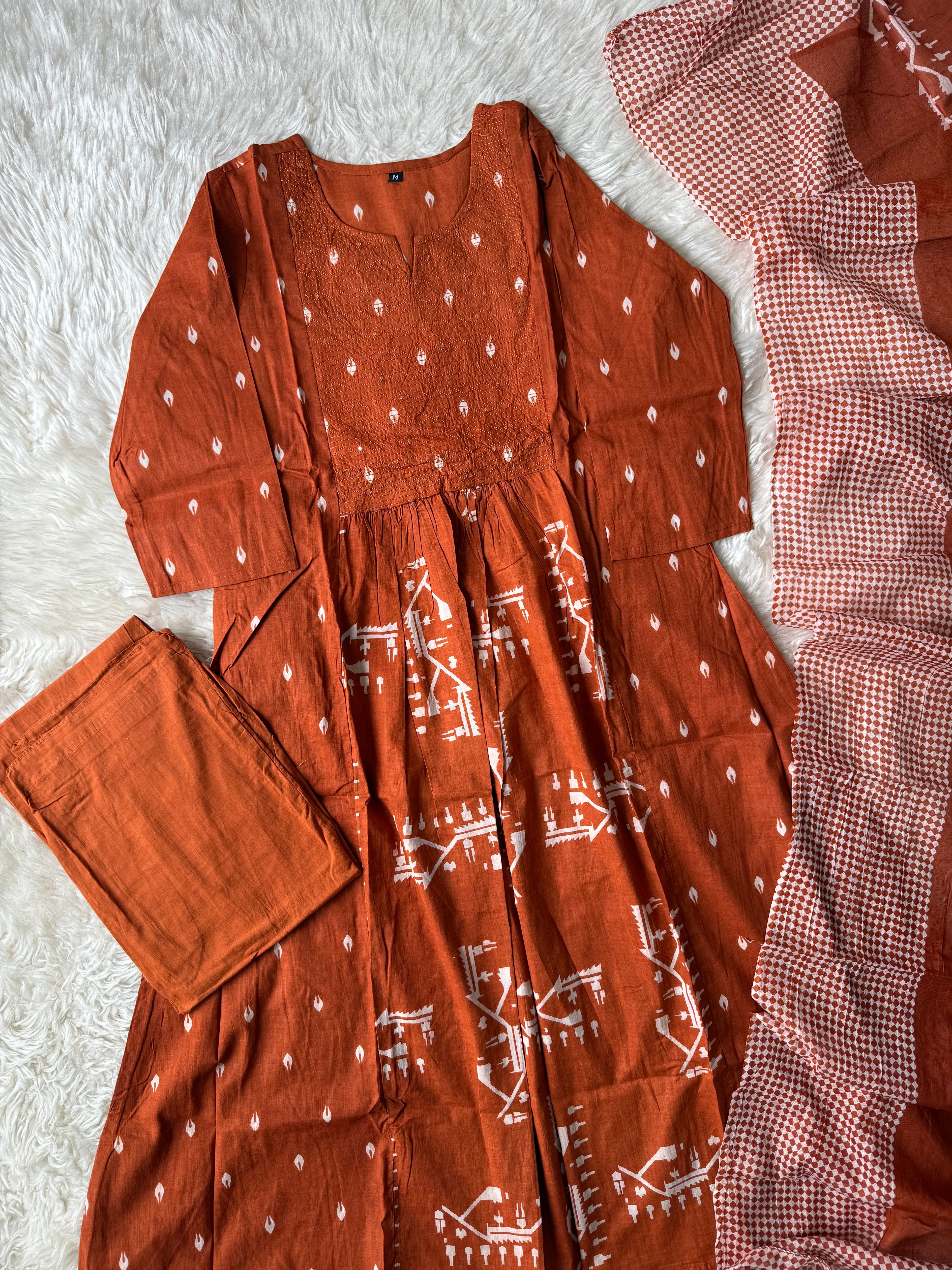 Budget Friendly Cotton flare Set