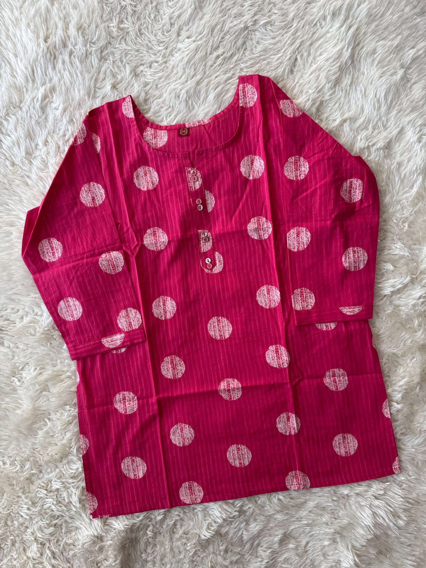 Pure Cotton Short Kurti