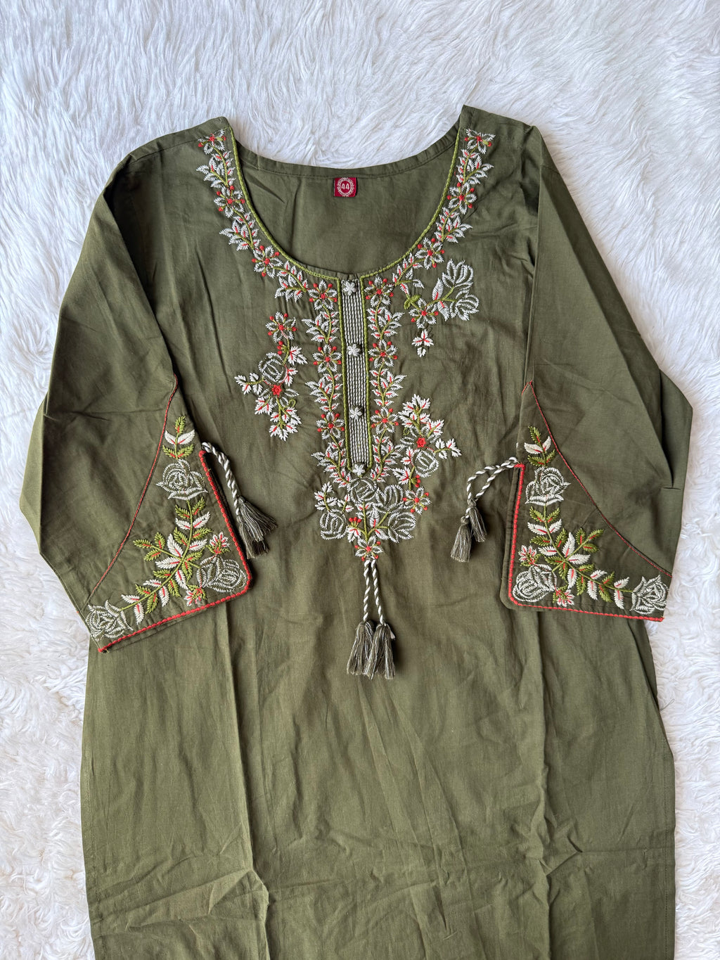 Pure Cotton Kurti Pant Dupatta Set