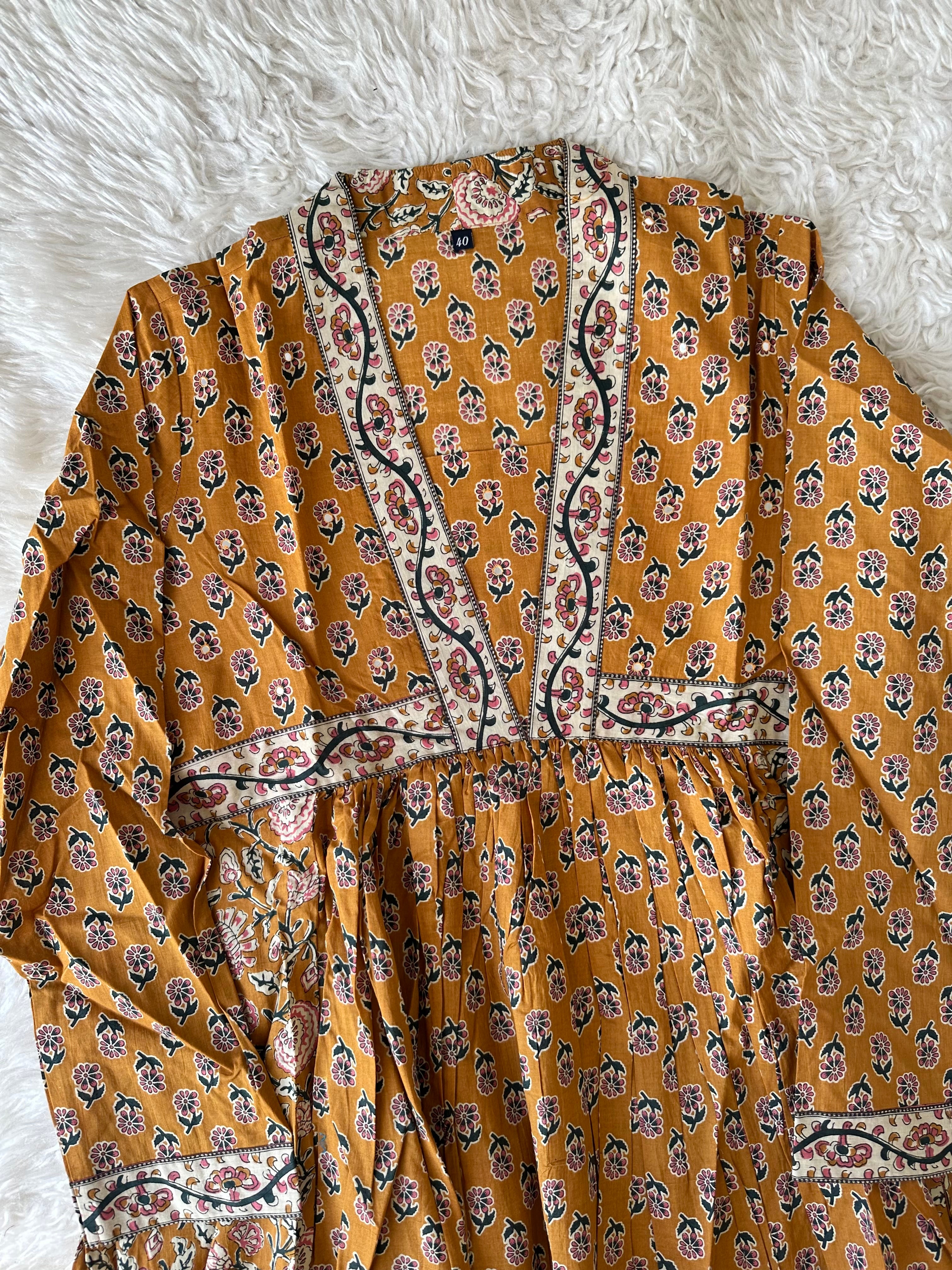 Premium Cotton Alia Flare Kurti