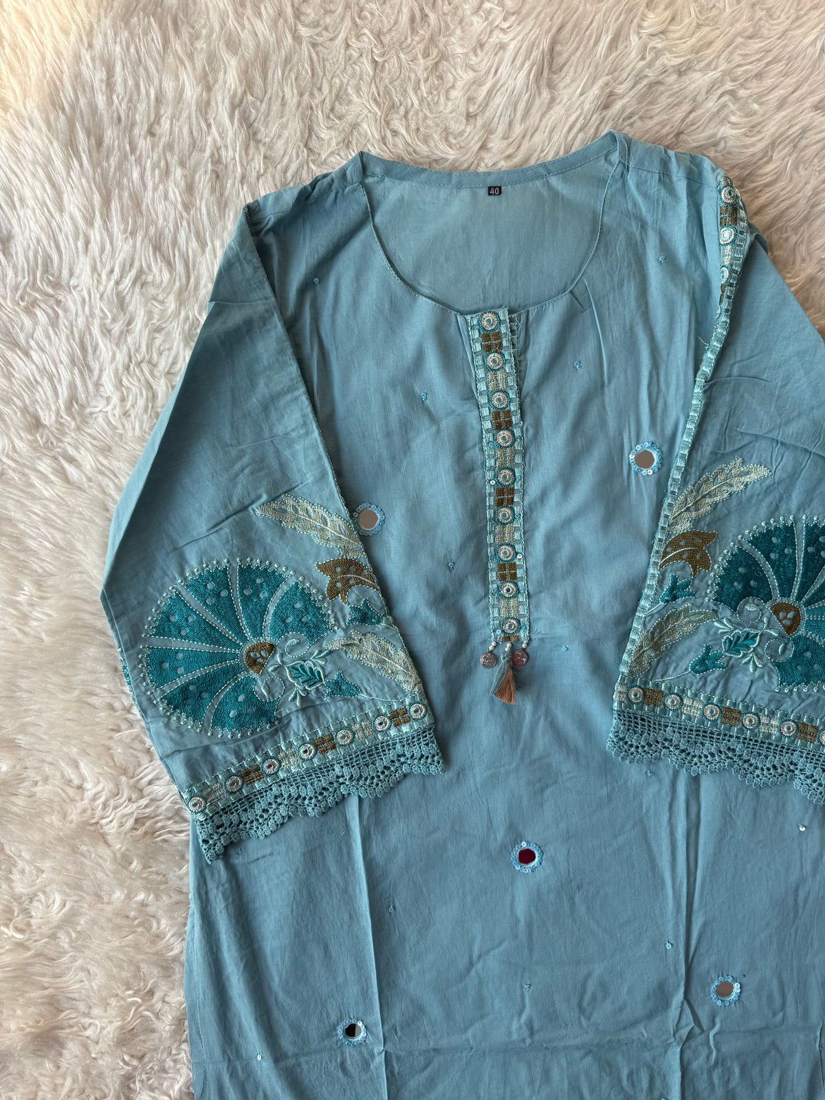 Premium Cotton Kurti Plazo Dupatta Set
