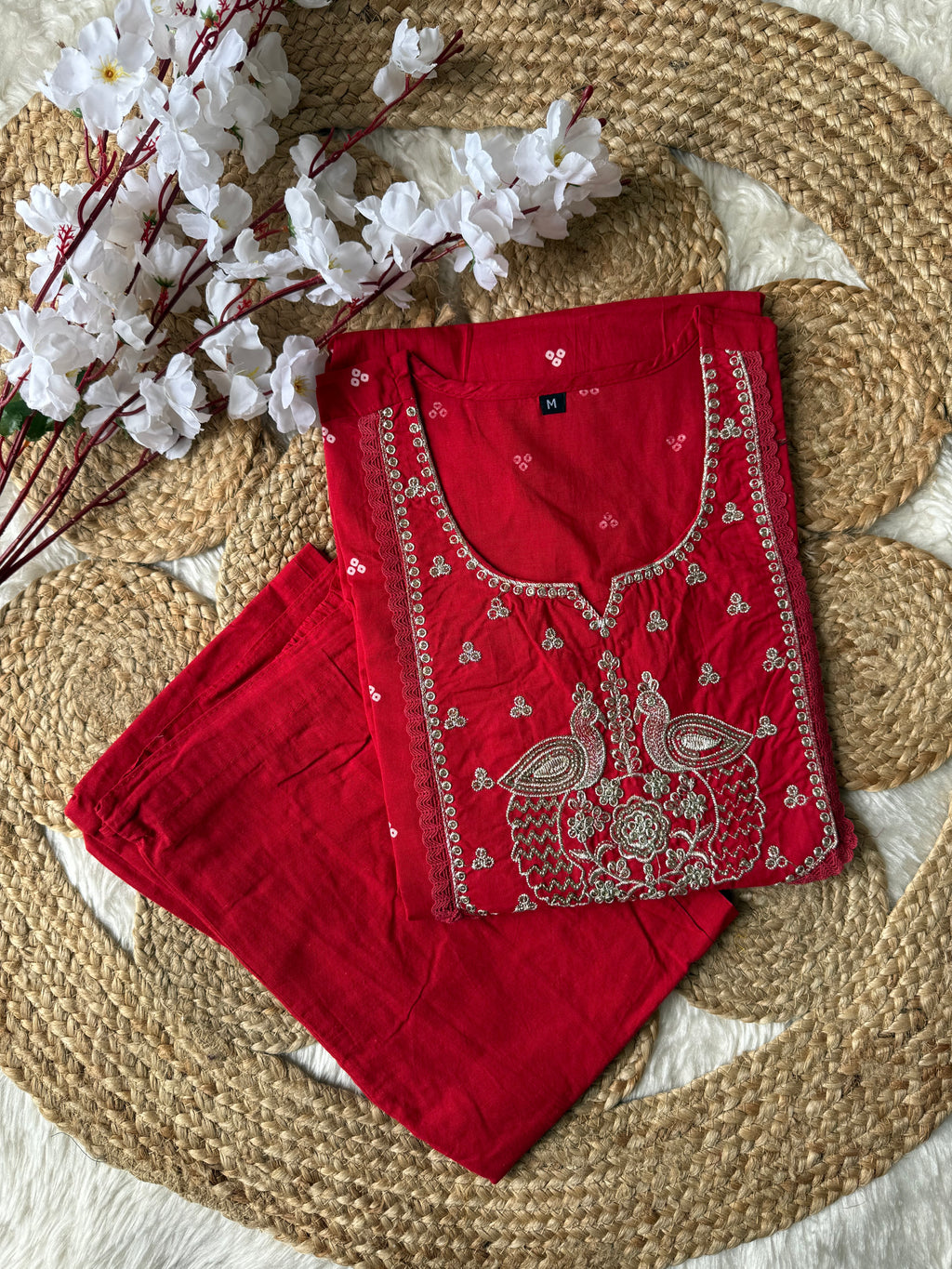 Cotton FLARE Kurti Pant Set