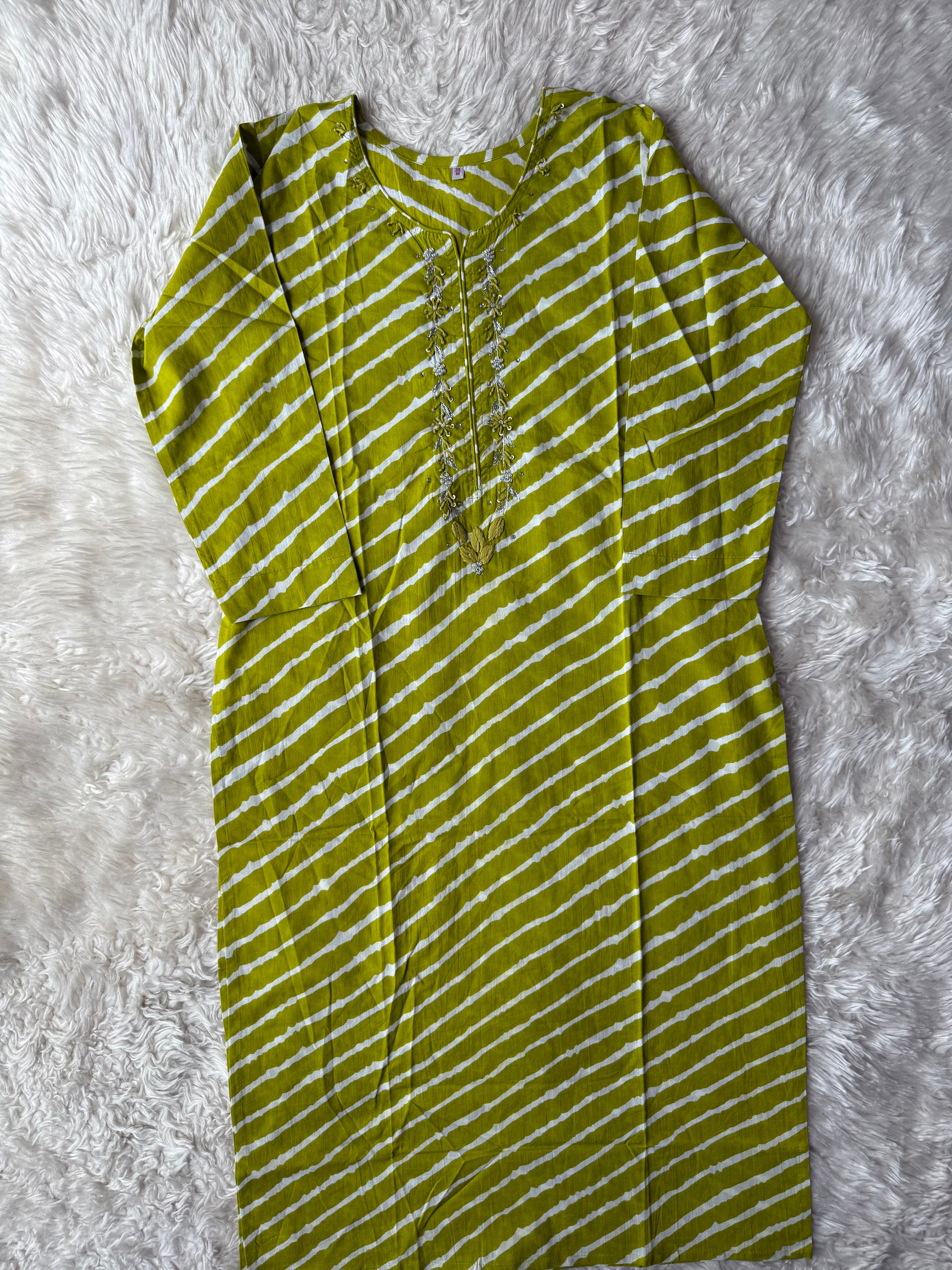 Premium Cotton Lehariya Set
