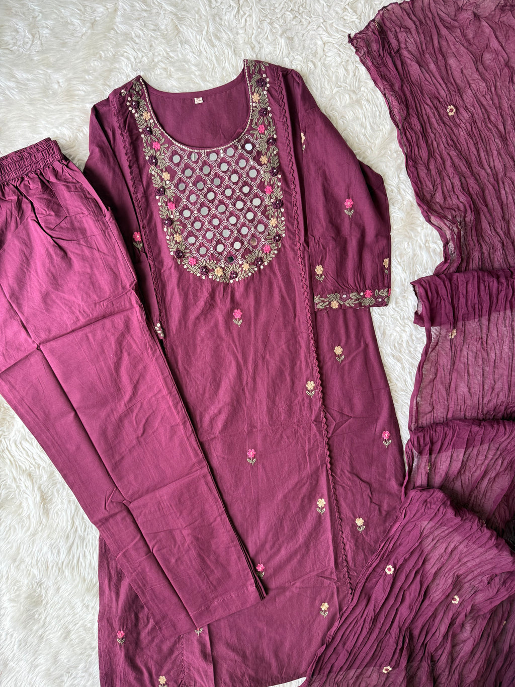 Premium Cotton Thread Work Collection
