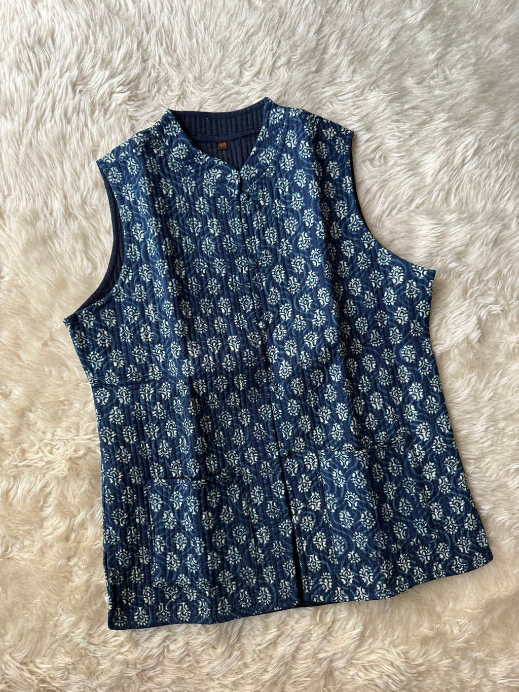 Reversible Quilted Sleevesless Jacket