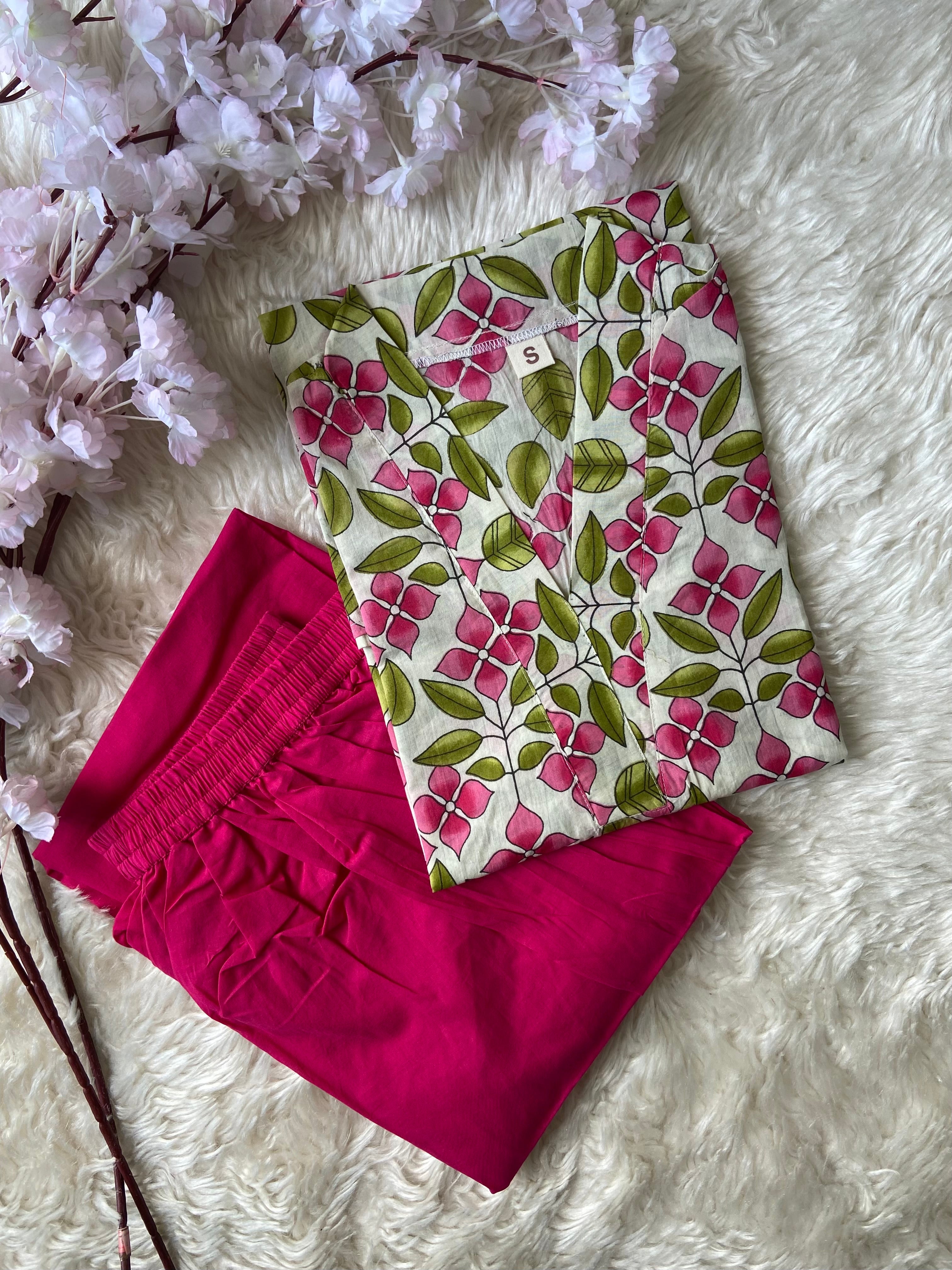 Premium Cotton Kurti Farshi Salwar Set
