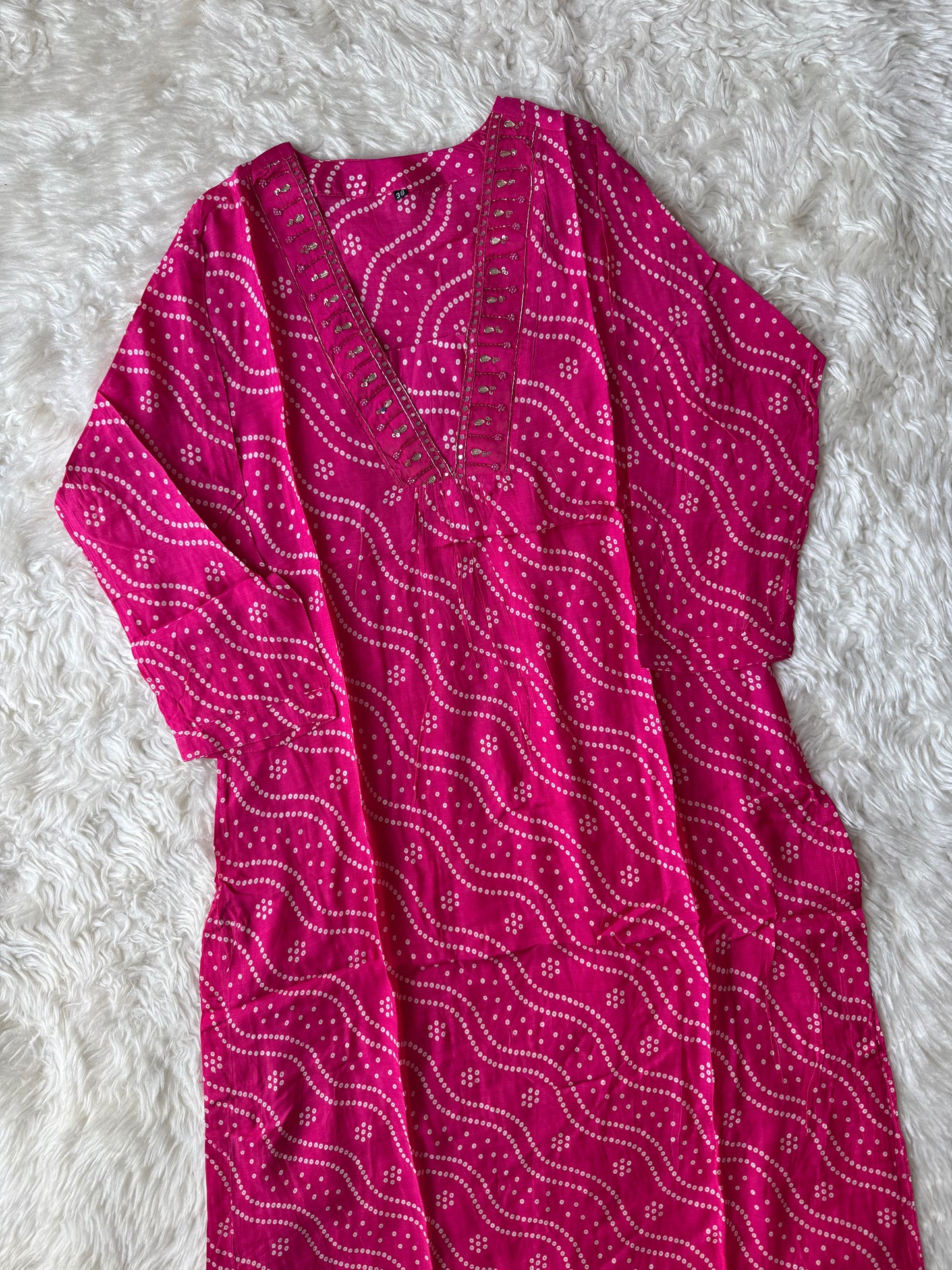 Mul Silk Kurti Pant Set