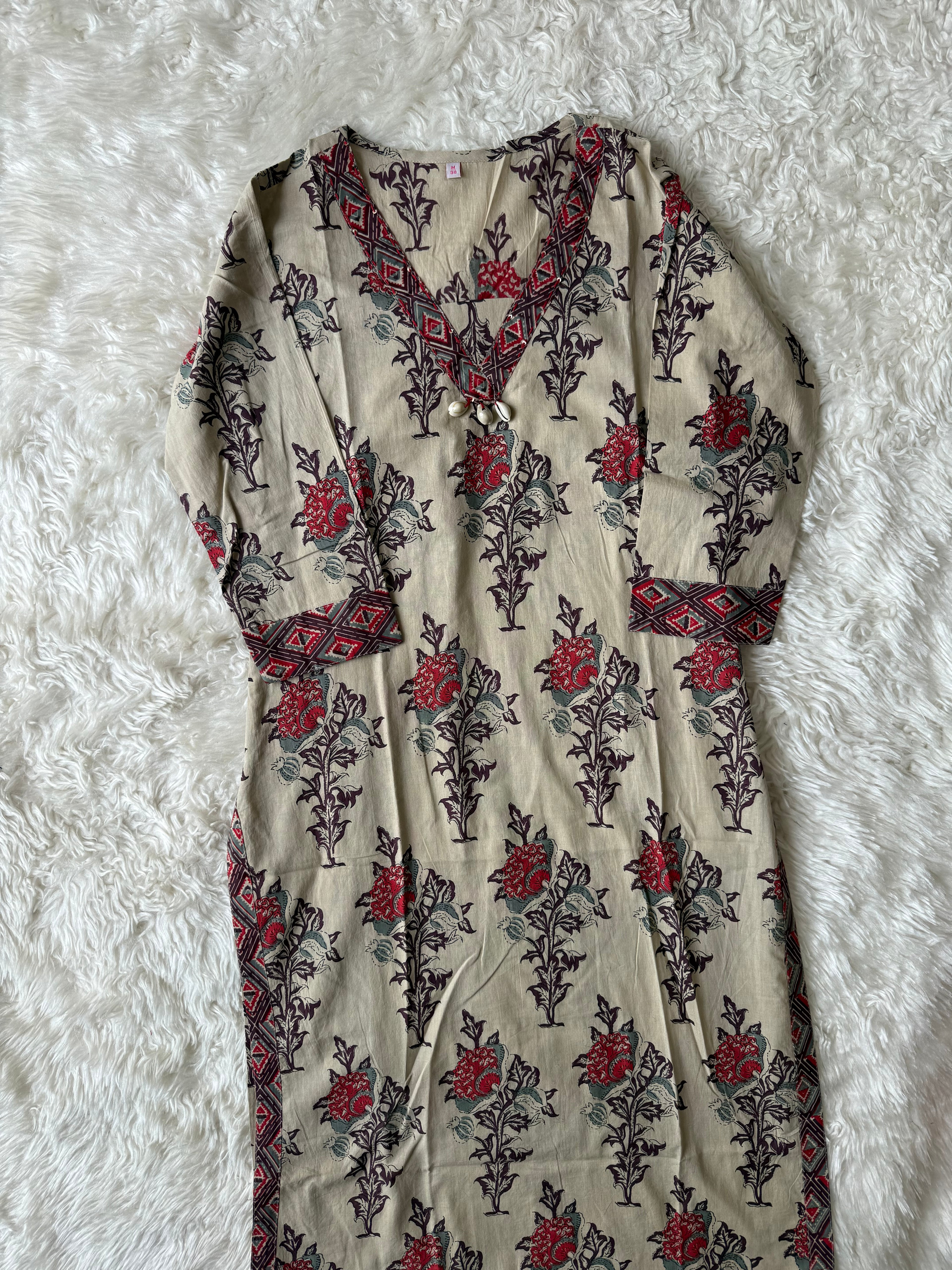 Premium Cotton Kurti Pant Dupatta Set