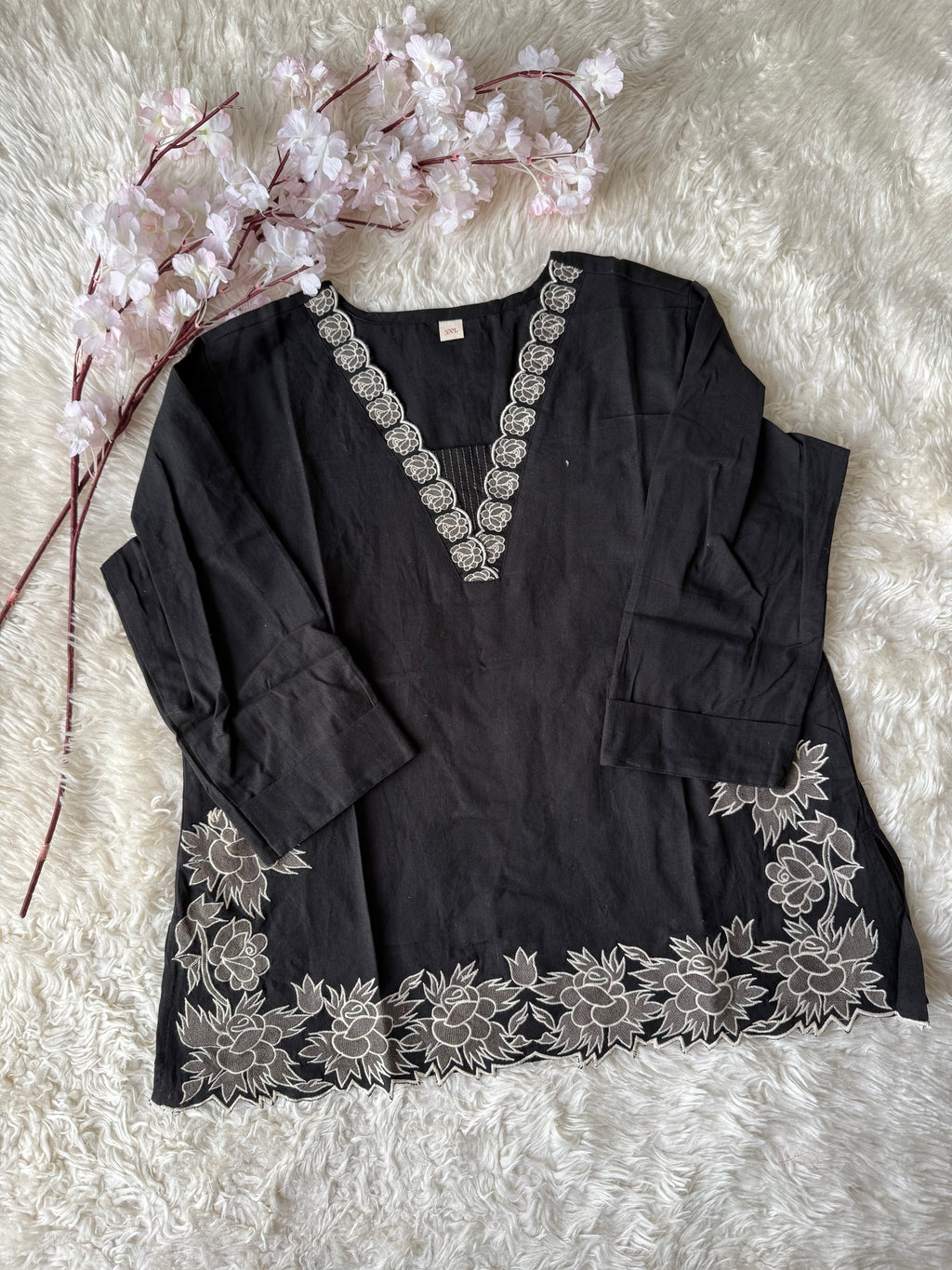 “Plus Size” Khadi Cotton Short Kurti