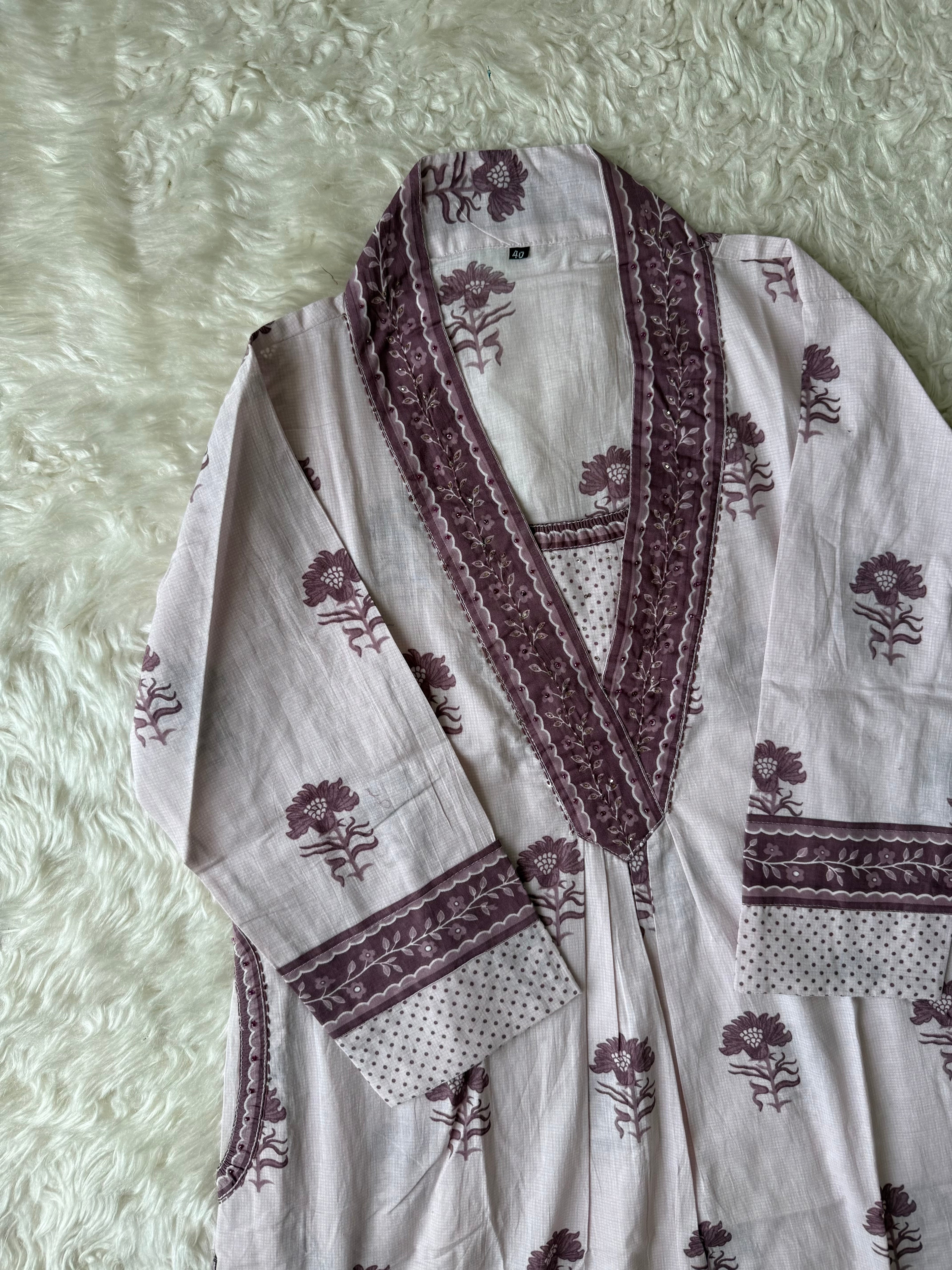 Premium Cotton Kurti Pant Dupatta Set