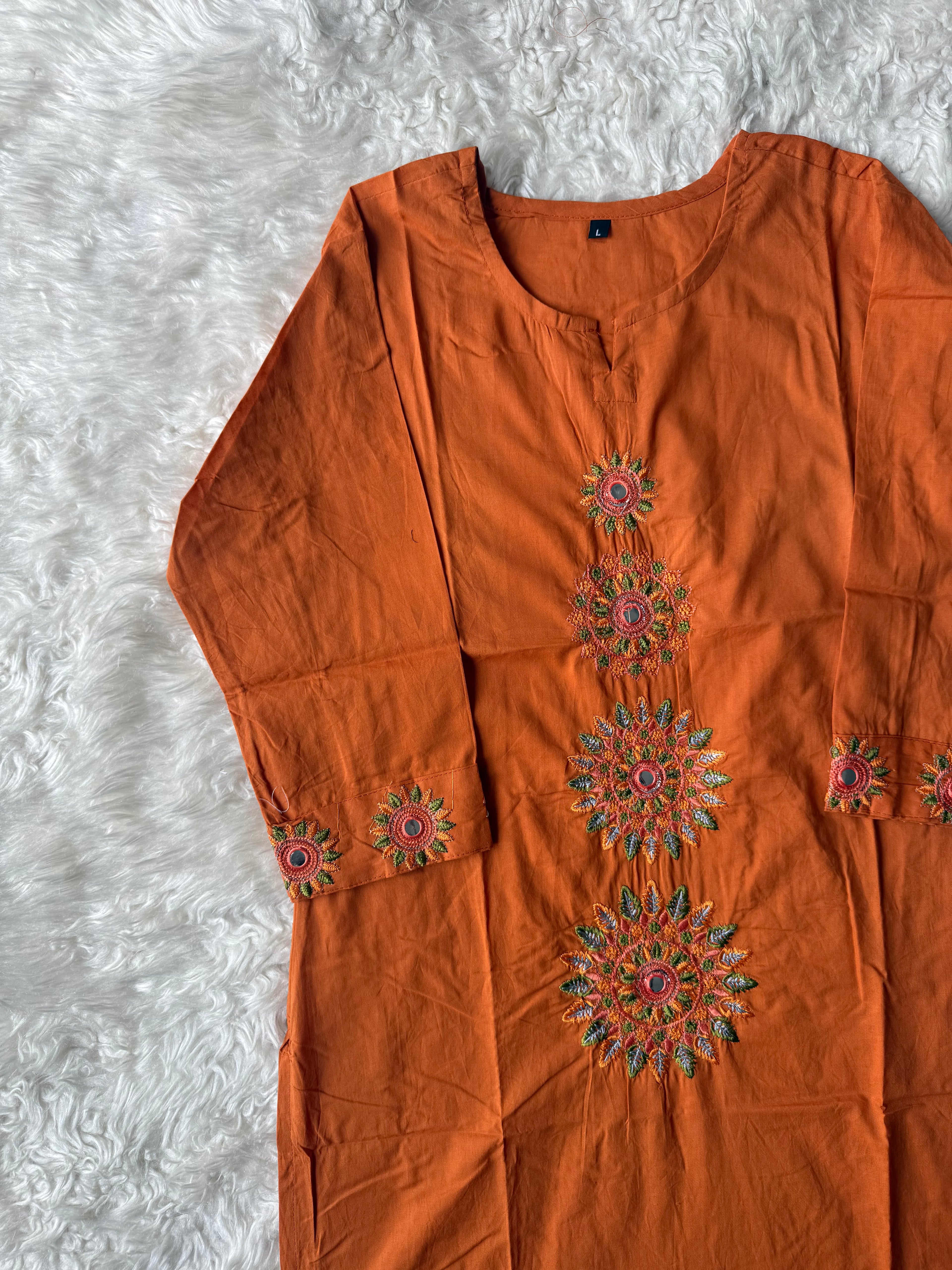 Cotton Kurti Pant Set