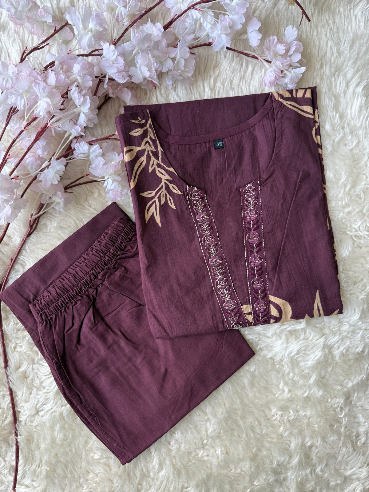 Cotton Kurti Pant Set