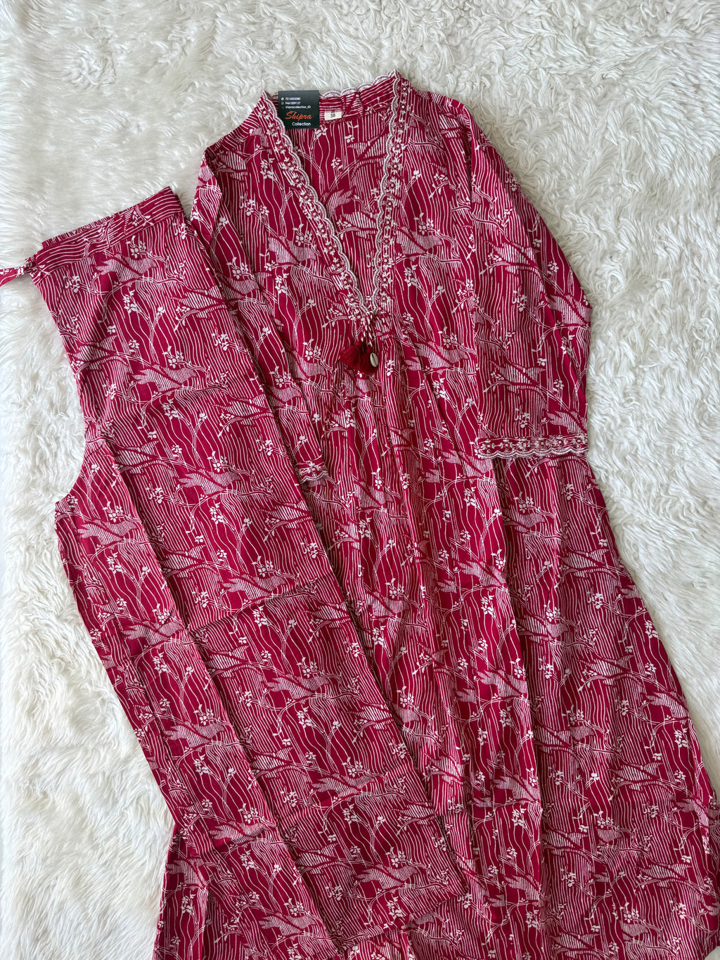 Premium Cotton Kurti Plazo Set