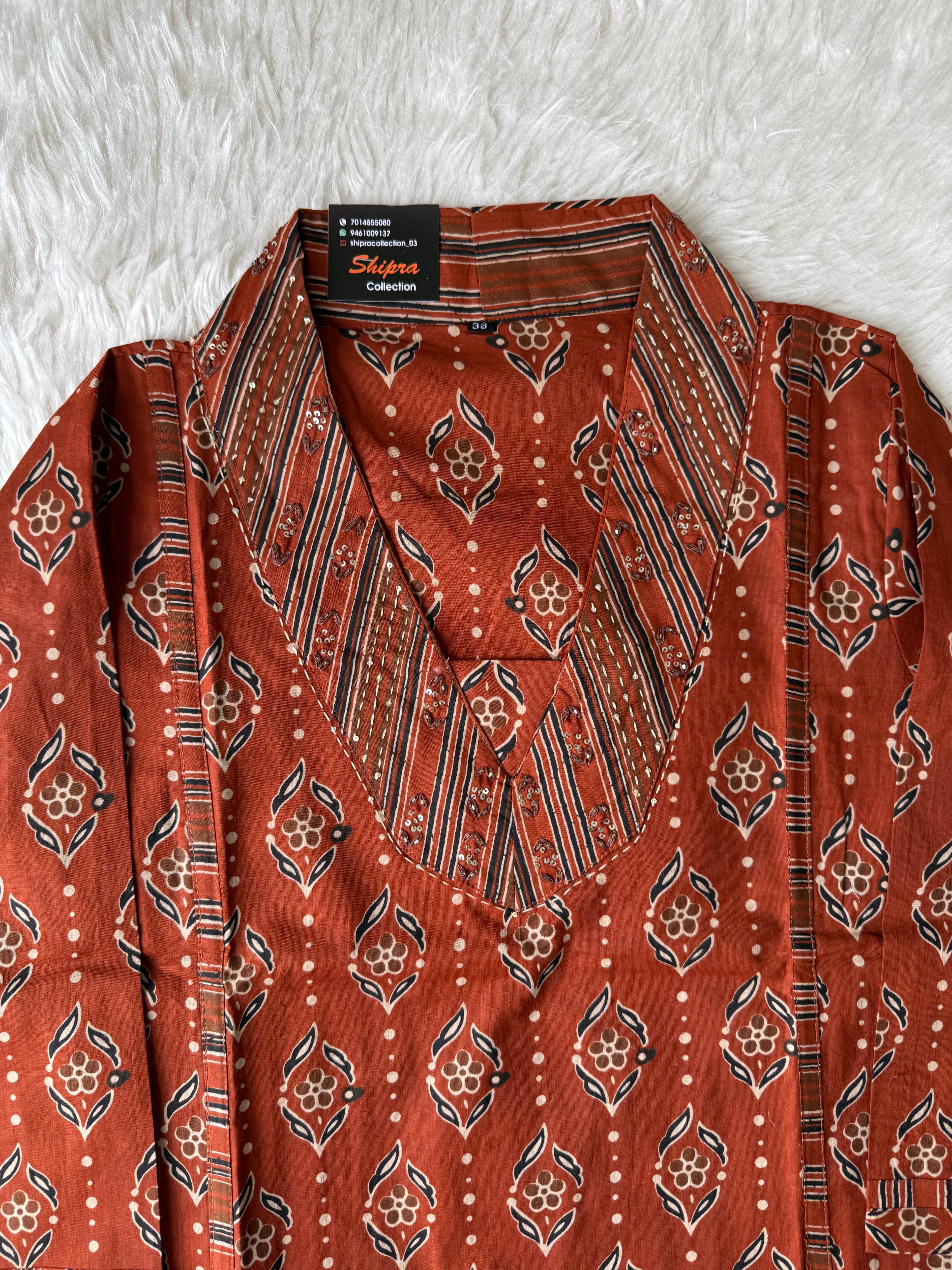 Premium Cotton Kurti Pant Dupatta Set