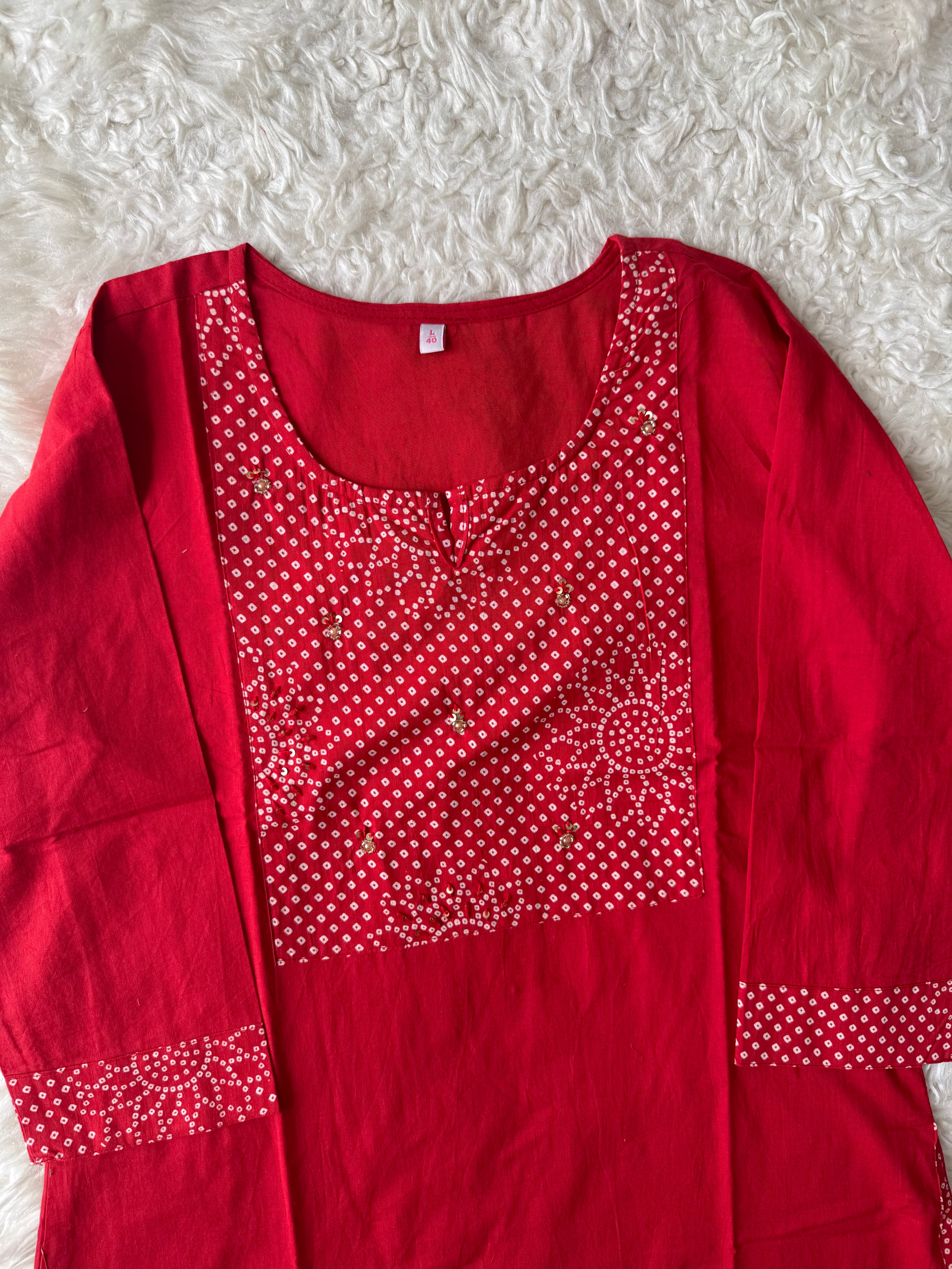 Premium Cotton Kurti Pant Set