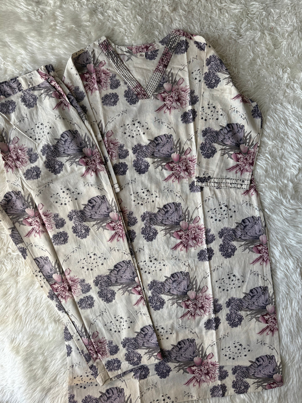 “Plus Size” Khadi Cotton Co-ord Set