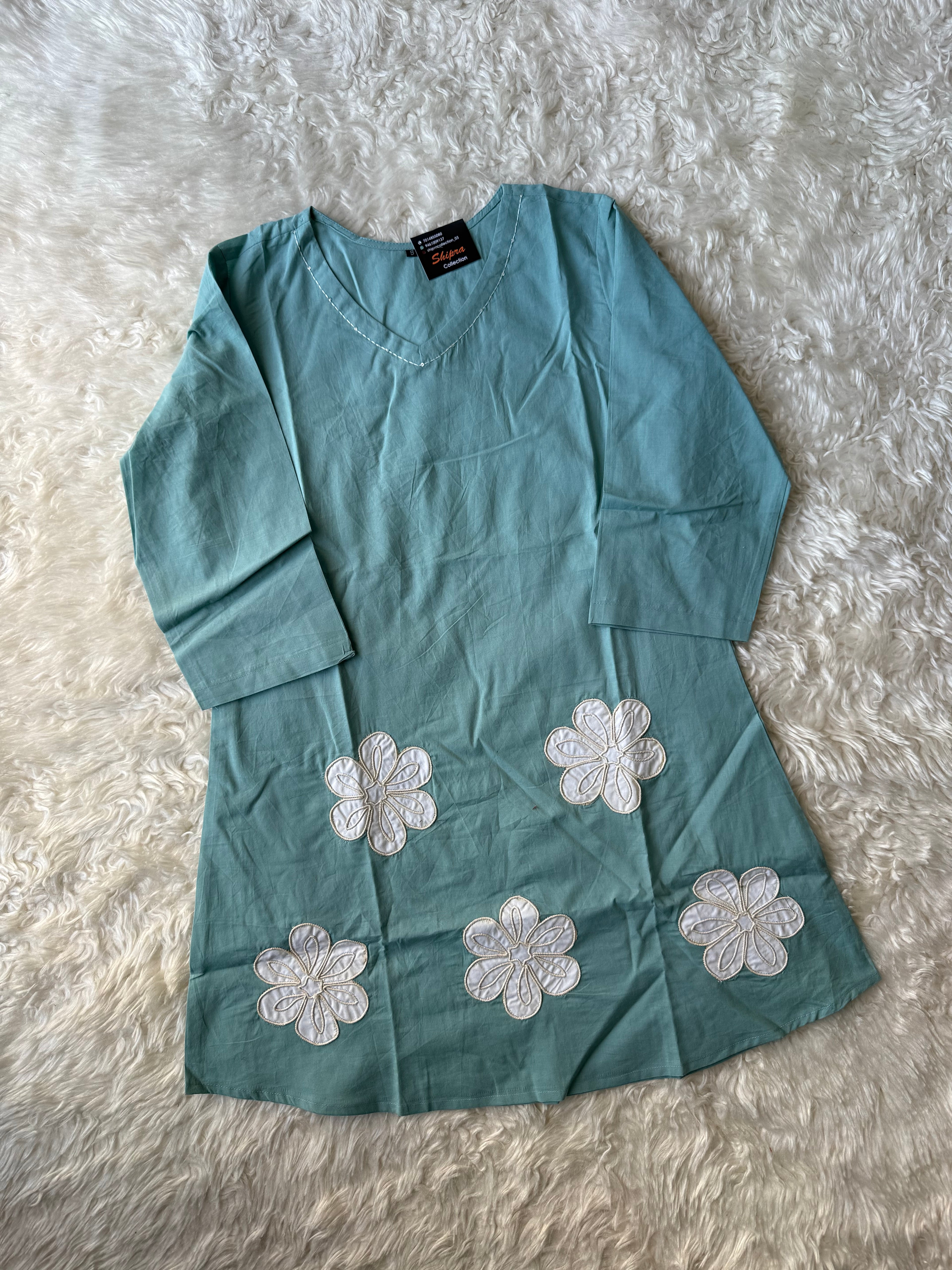 Breathable Cotton Patch Work Co-ord Set