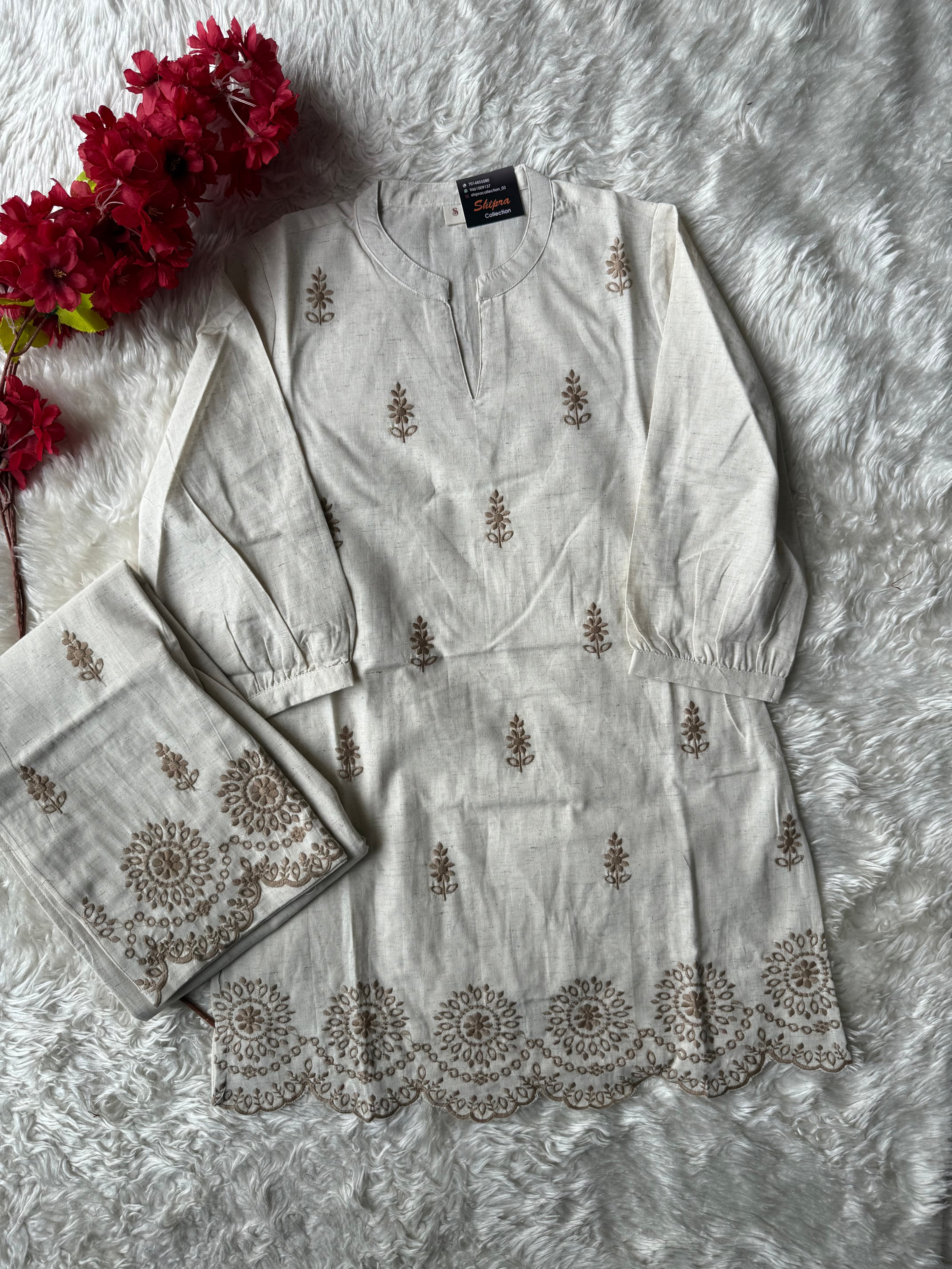 Soft Khadi Cotton Co-ord Set