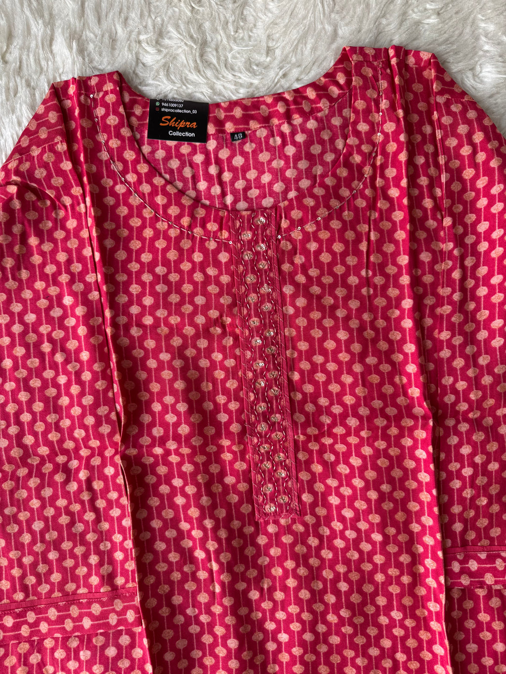 Pure Muslin Silk kurti