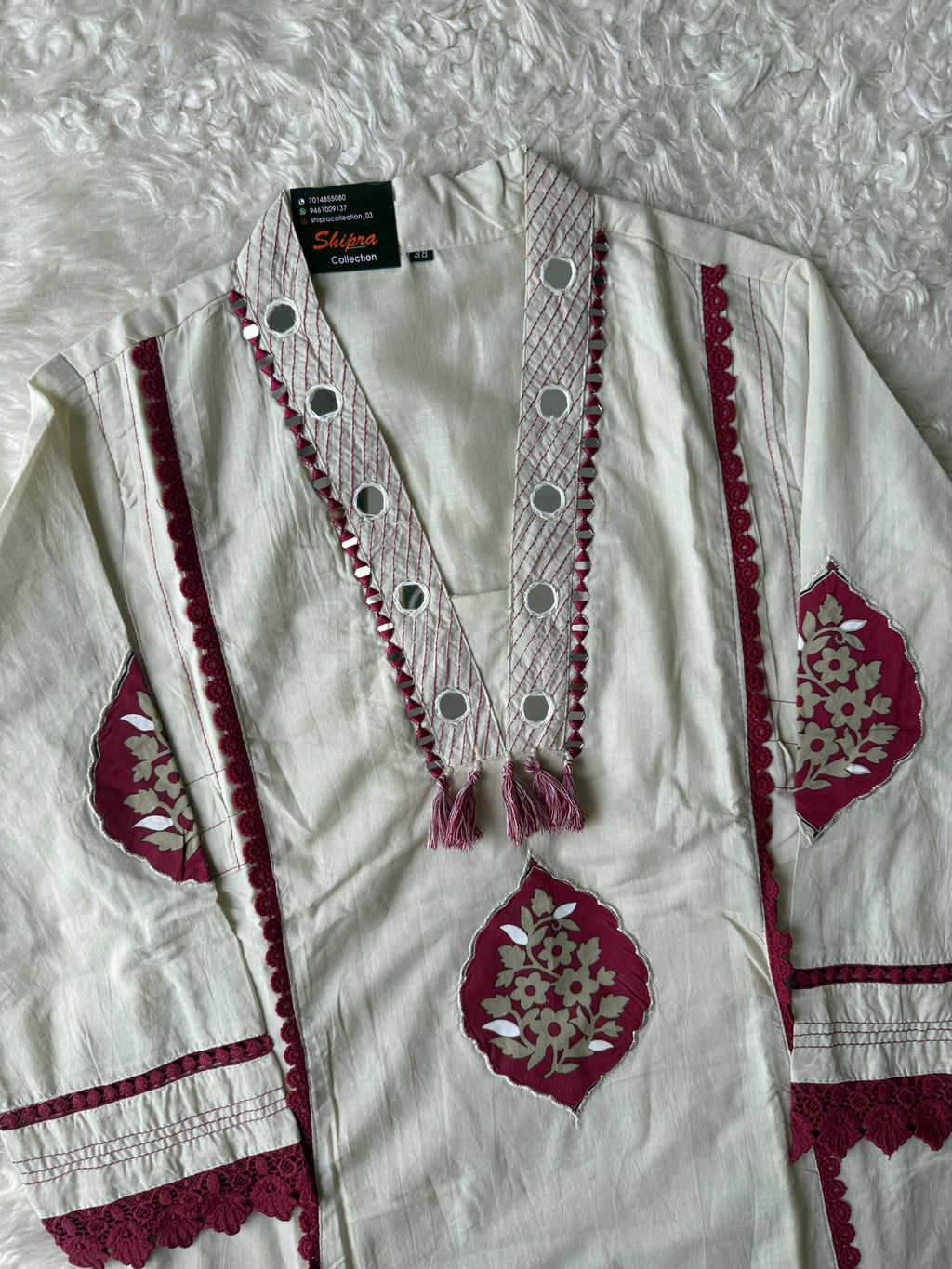 Premium Cotton Aline Kurti Plazo Dupatta Set