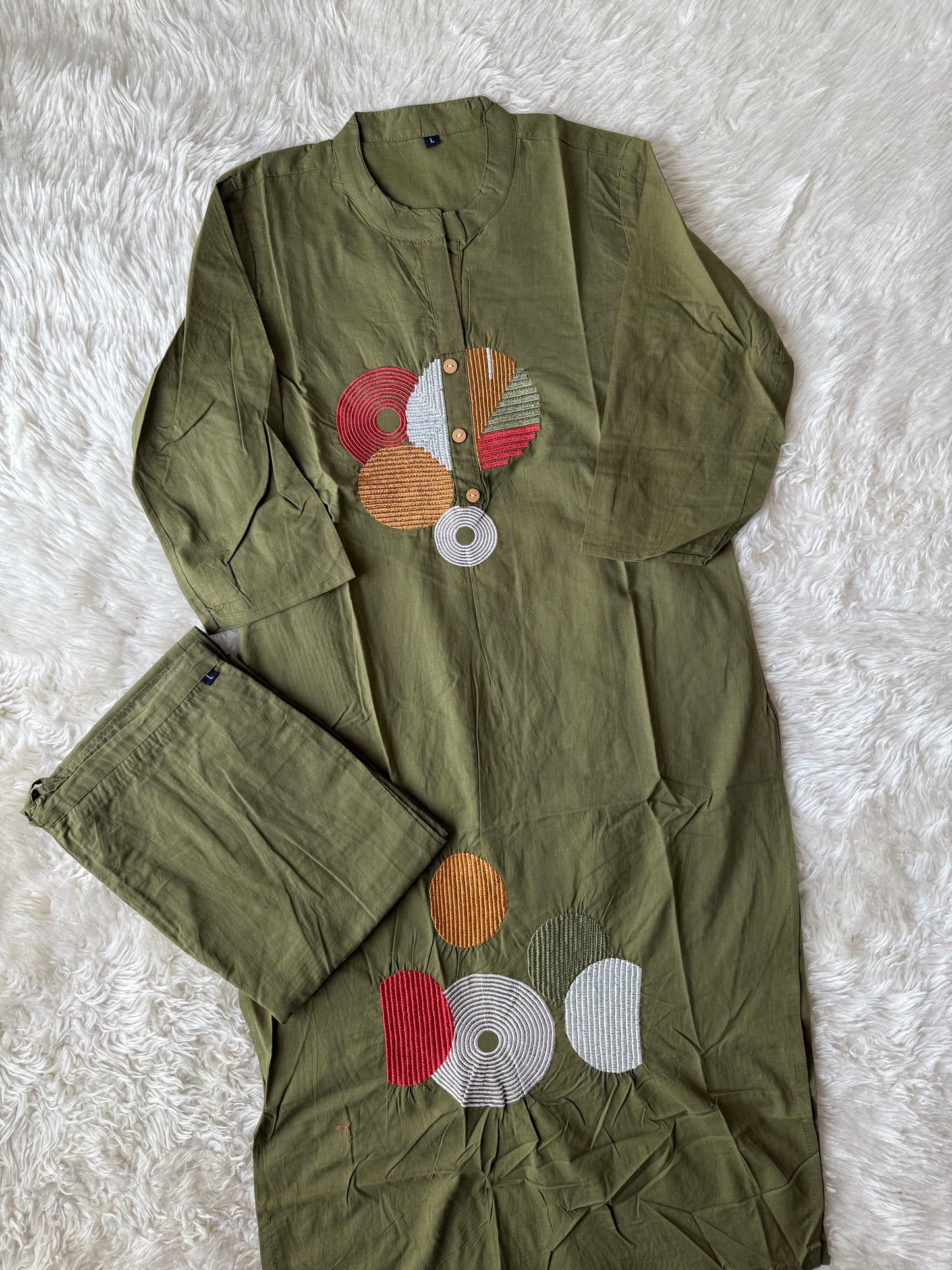 Cotton Kurti Pant Set