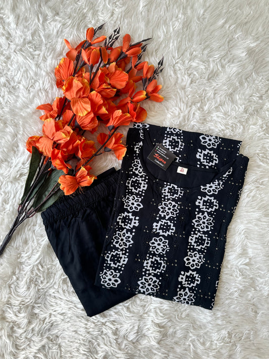 Stock Clearance 🚨 Rayon Kurti Pant Set