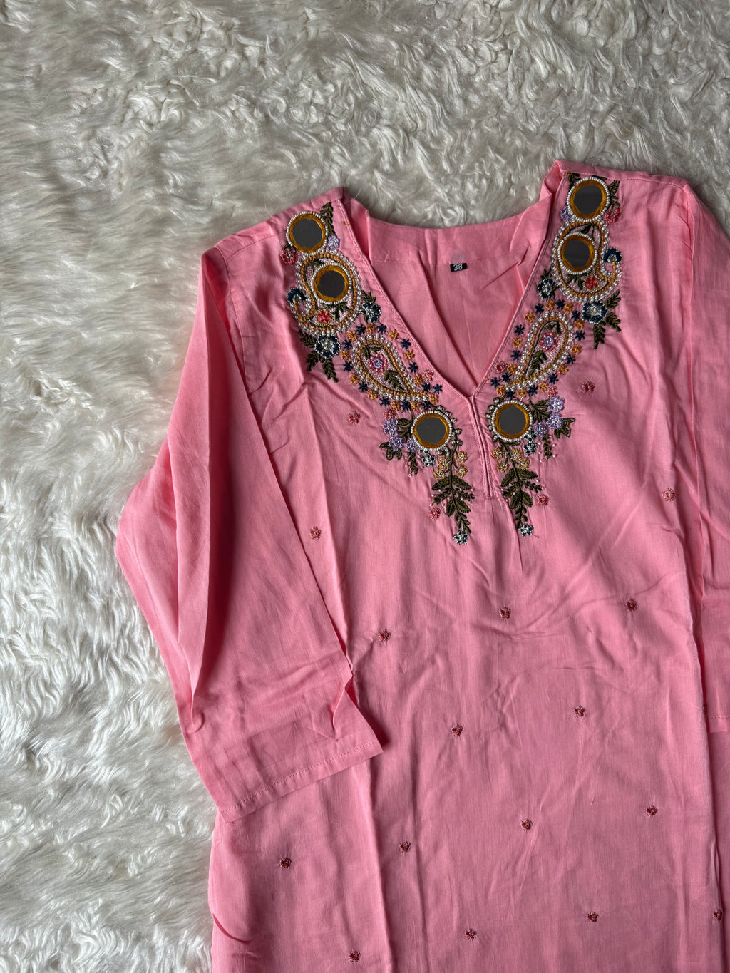 Premium Cotton Mirror Work Collection