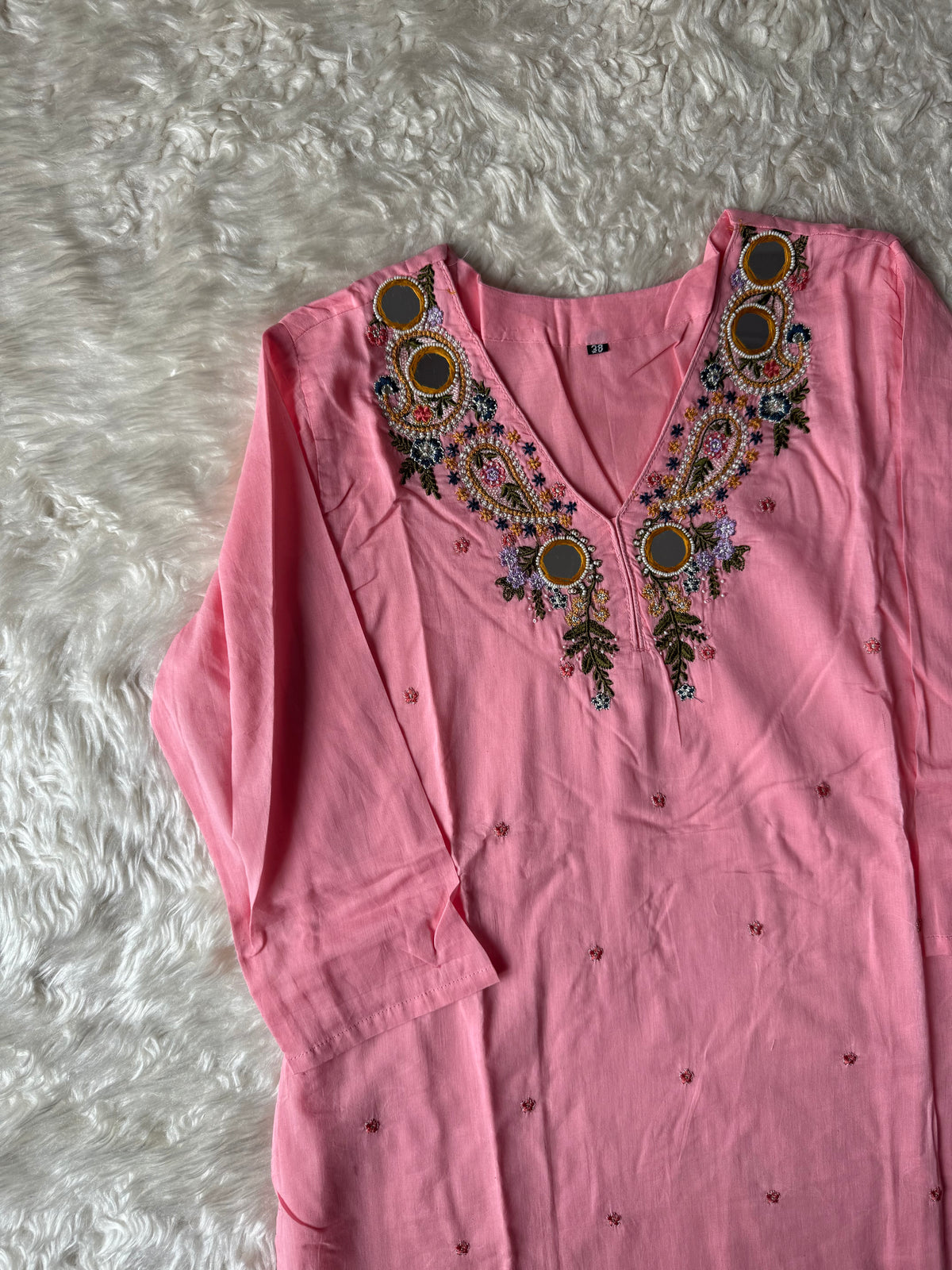 Premium Cotton Mirror Work Collection