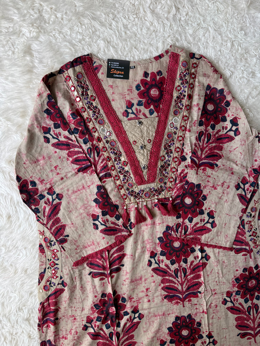 Premium Cotton Kurti Pant Dupatta Set