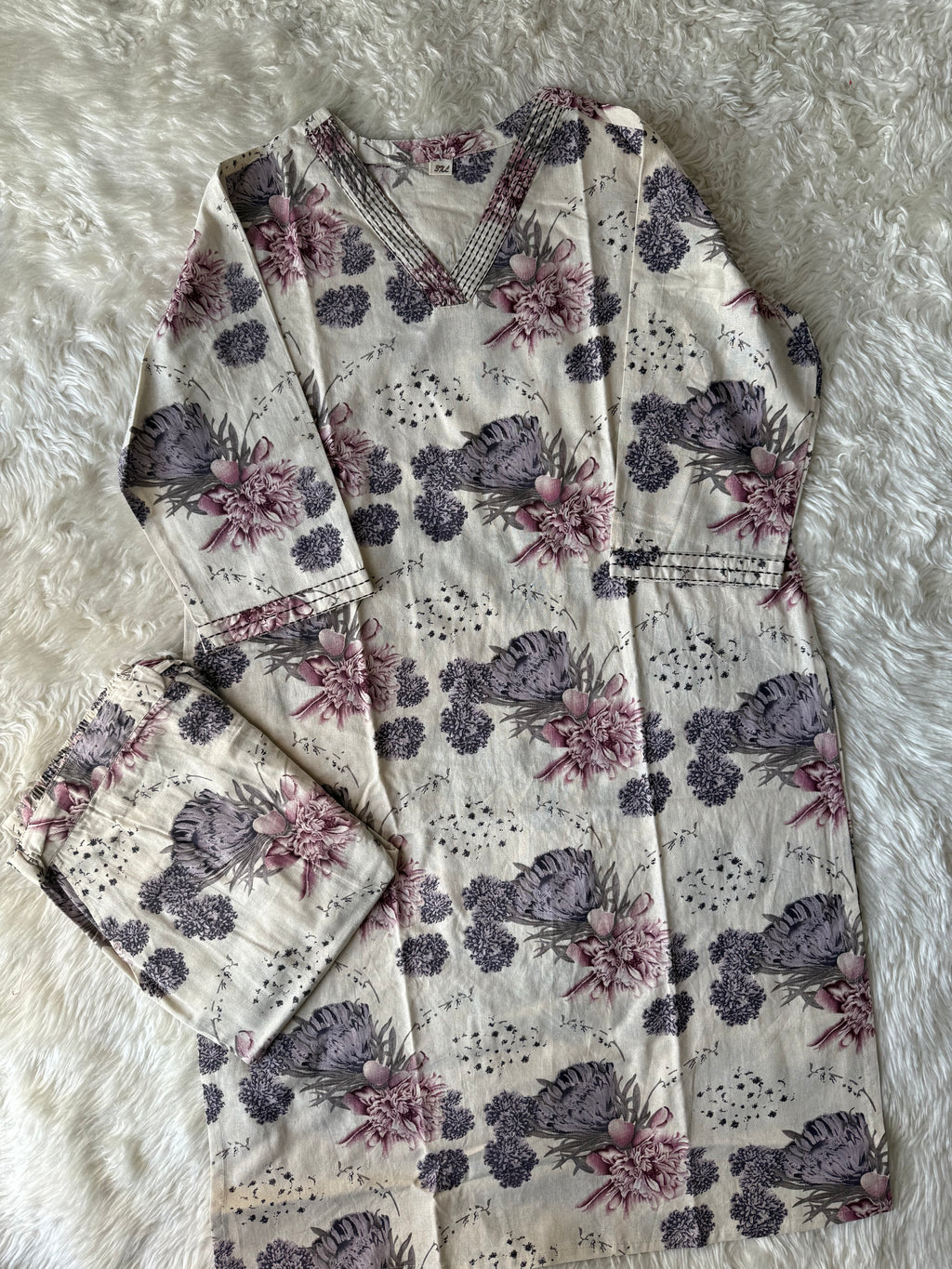 “Plus Size” Khadi Cotton Co-ord Set