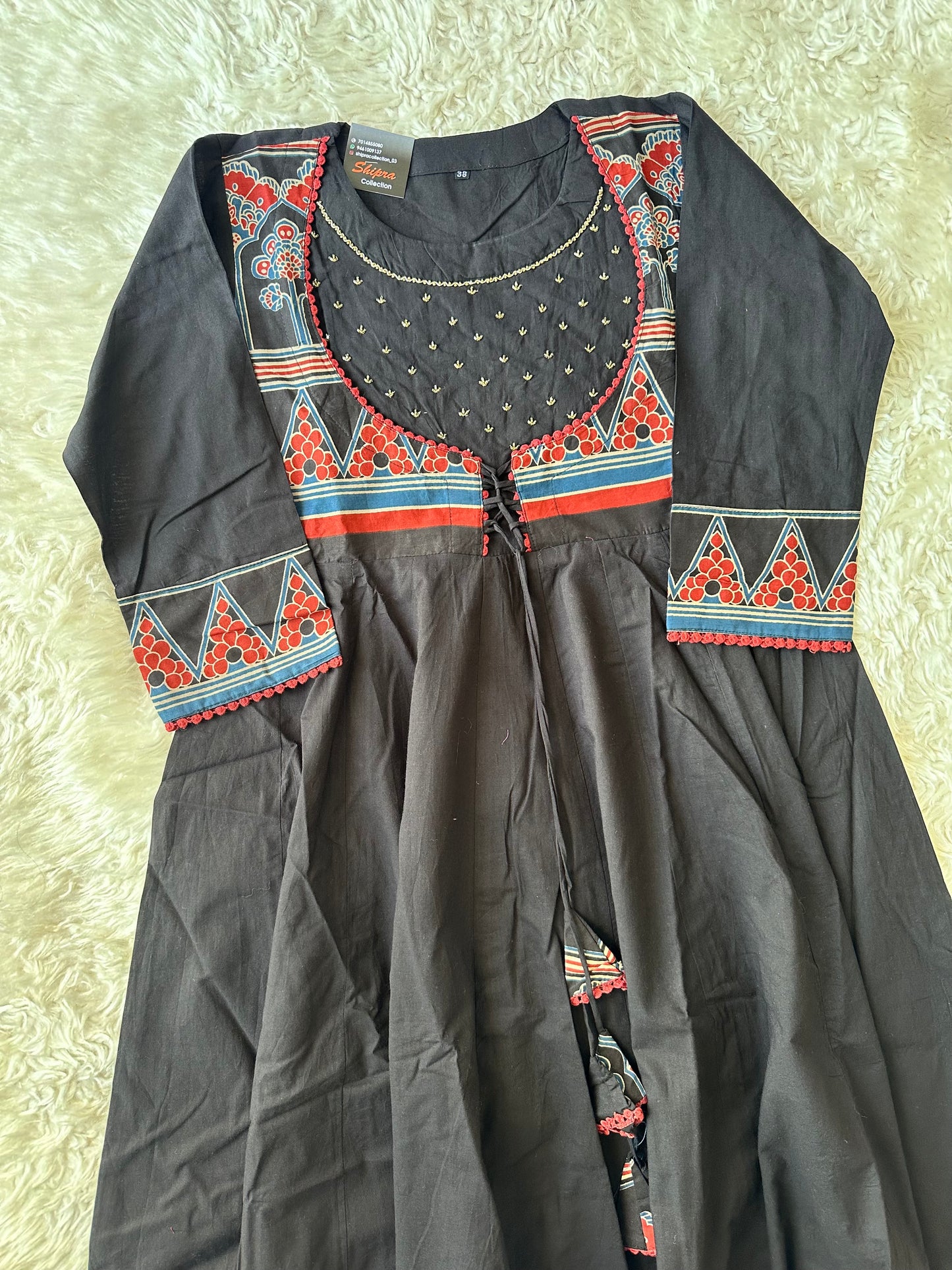 Premium Cotton Flare Kurti