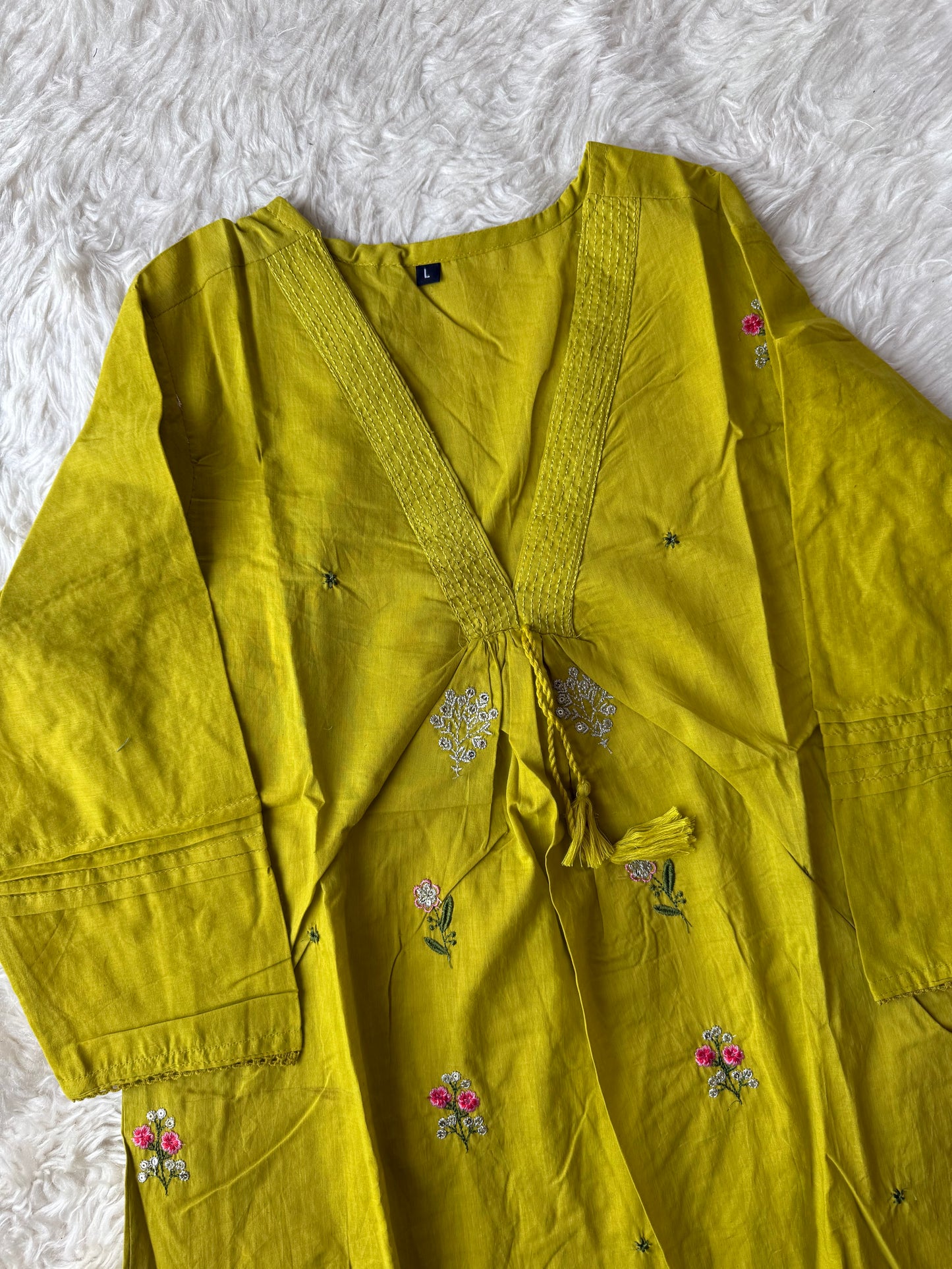 Cotton FLARE Kurti Pant Set