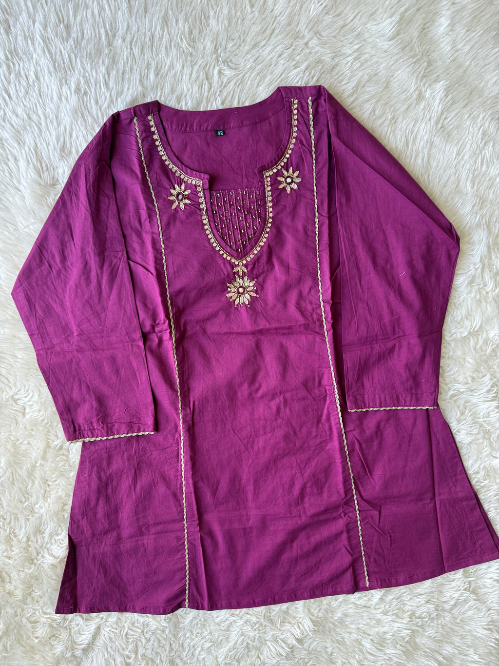 Premium Cotton Kurti Plazo Dupatta Set
