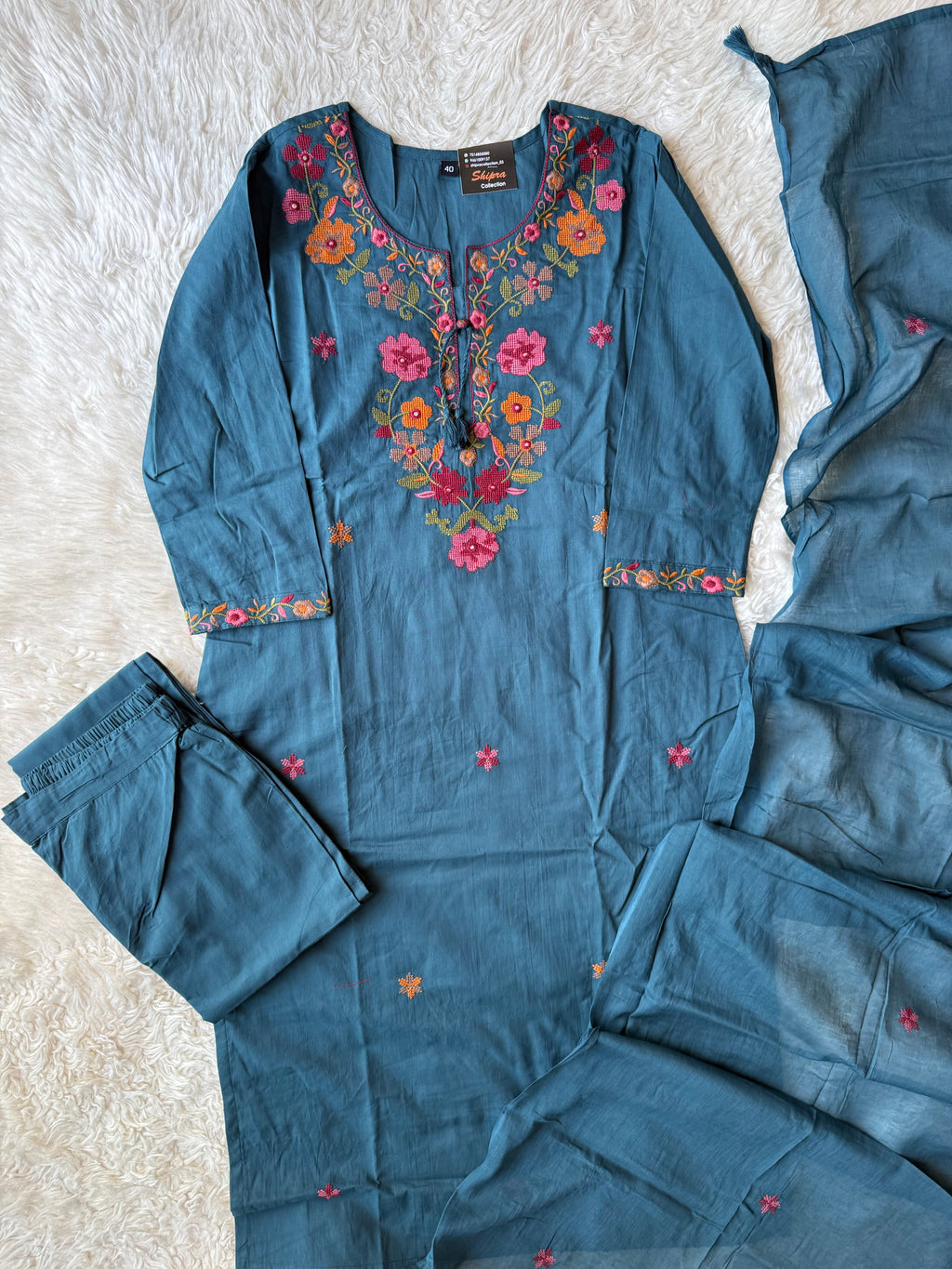 Premium Cotton Thread Work Collection