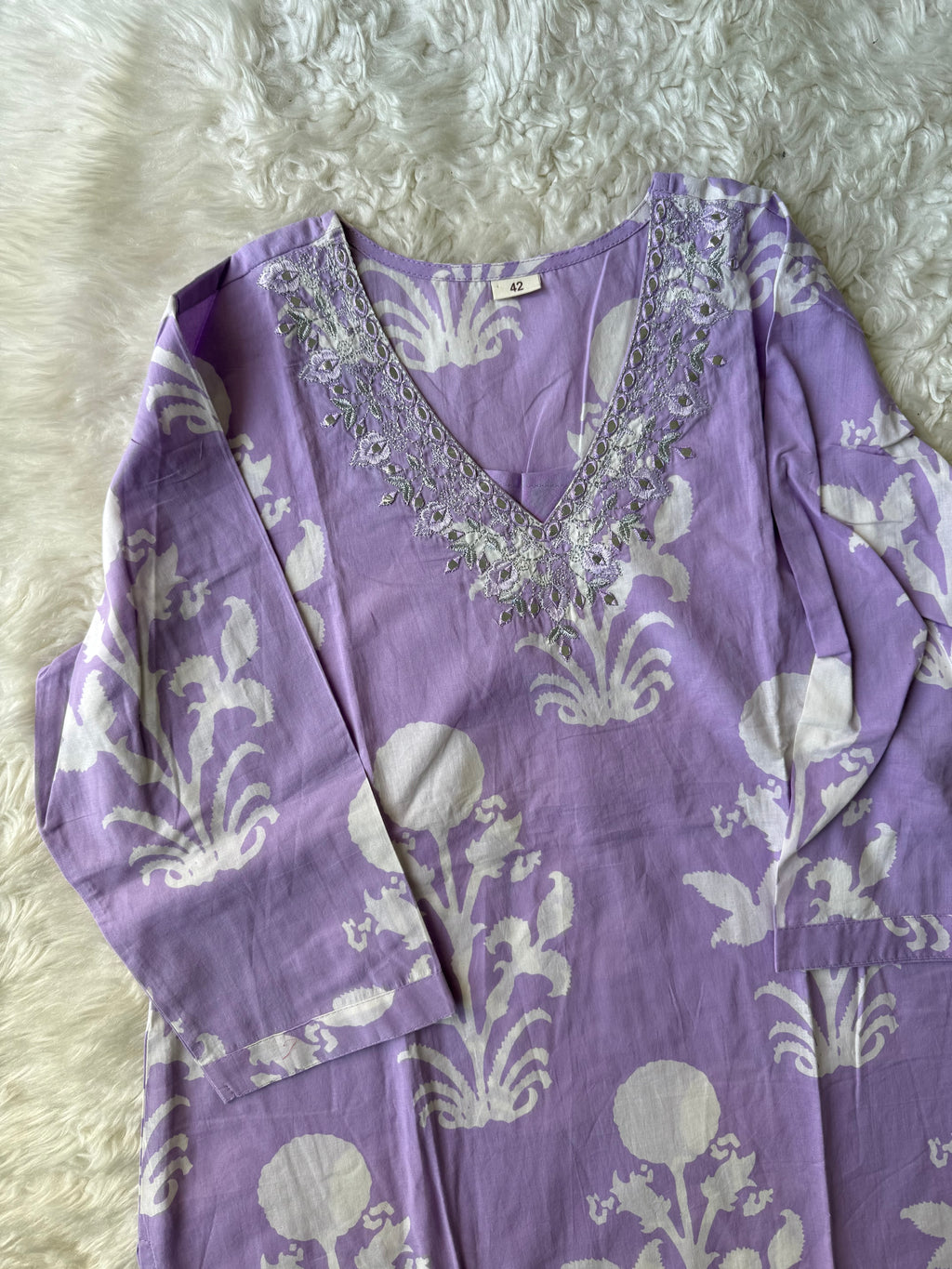 Breathable Cotton Kurti Pant Cotton Dupatta Set