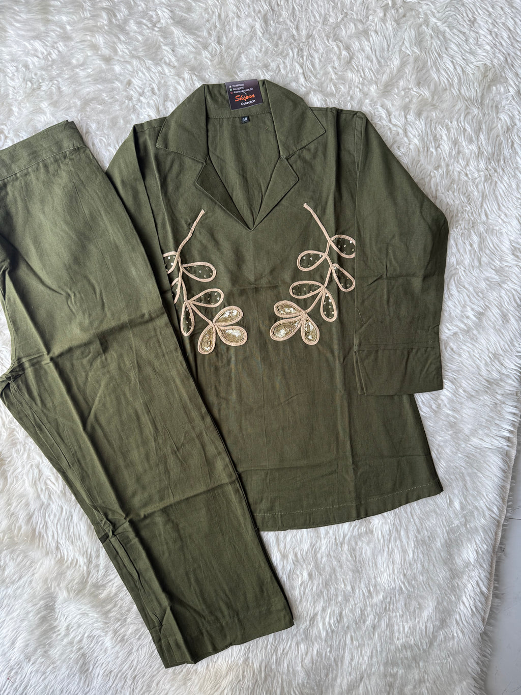 Soft Khadi Cotton Co-ord Set