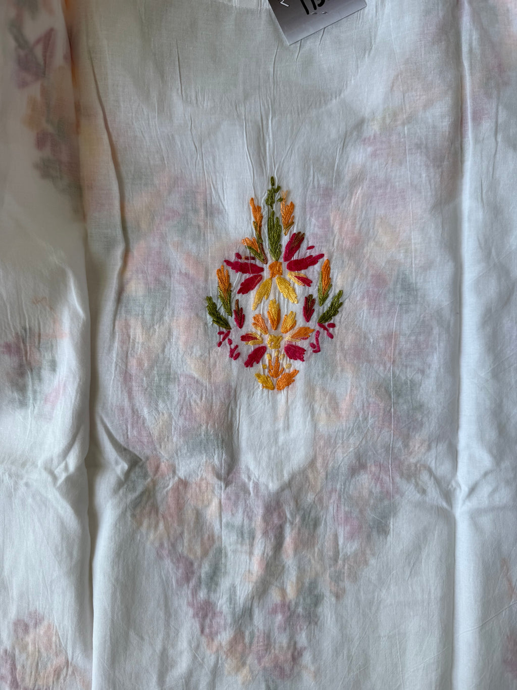 Mul Cotton Chikankari kurti
