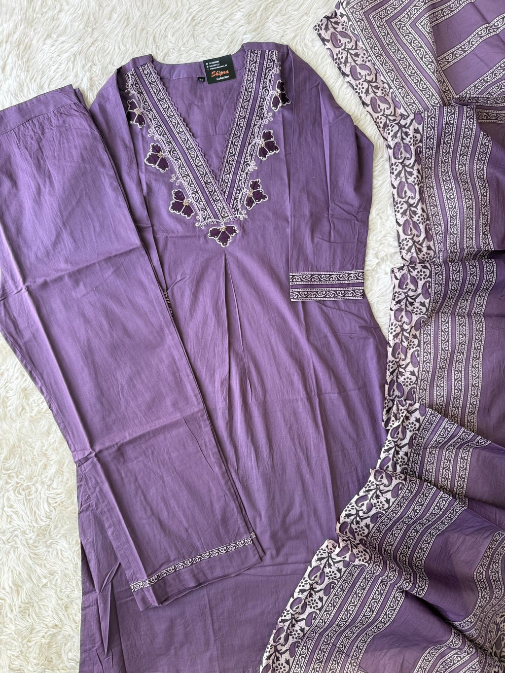 Premium Cotton Kurti Pant Dupatta Set