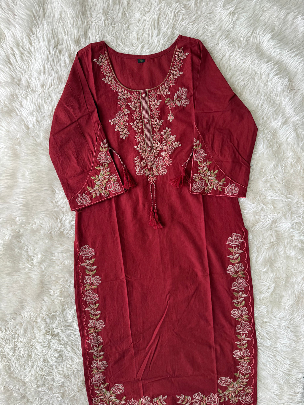 Premium Cotton Kurti Pant Dupatta Set