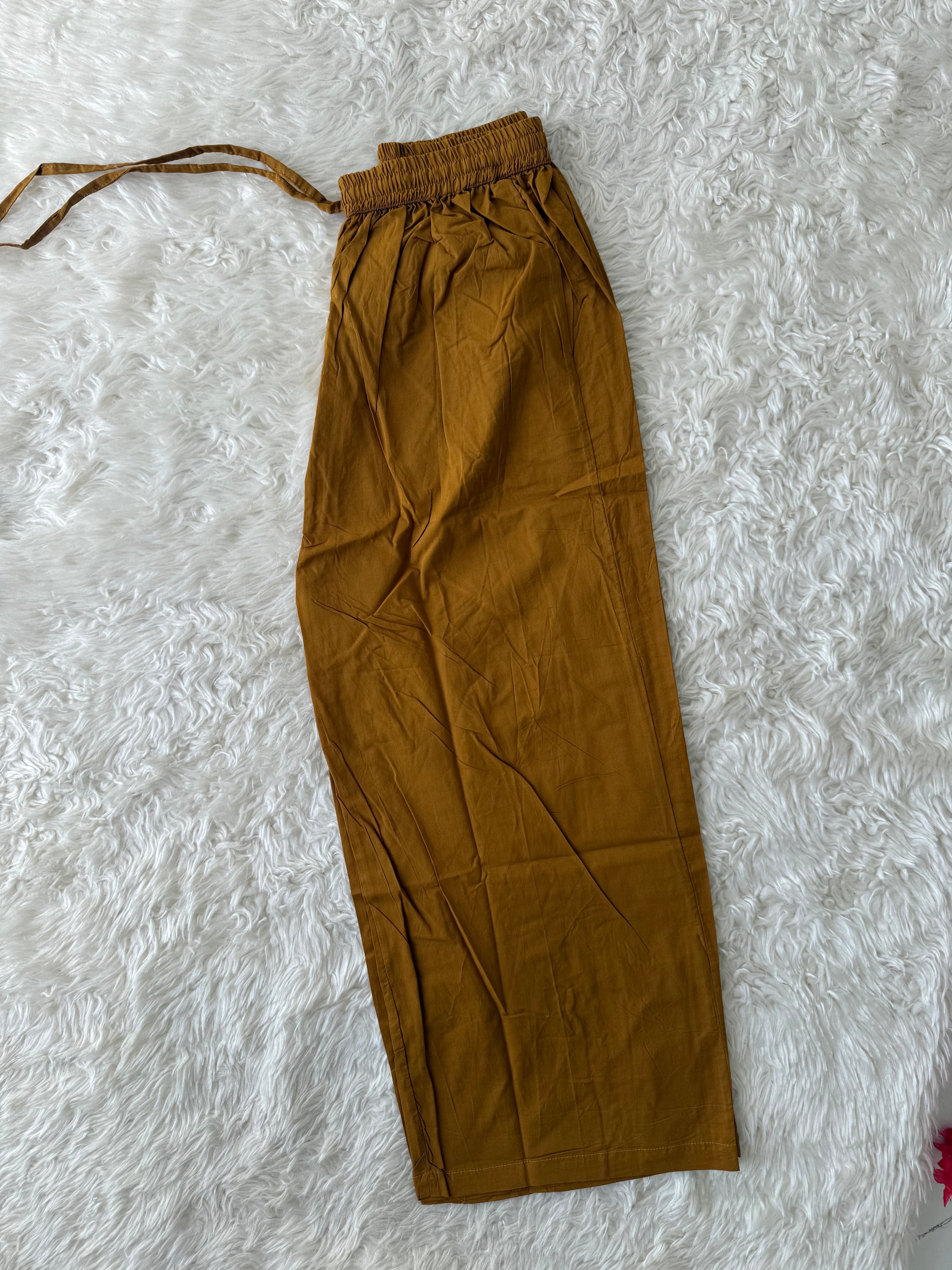 Pure Cotton Kurti Plazo Dupatta Set