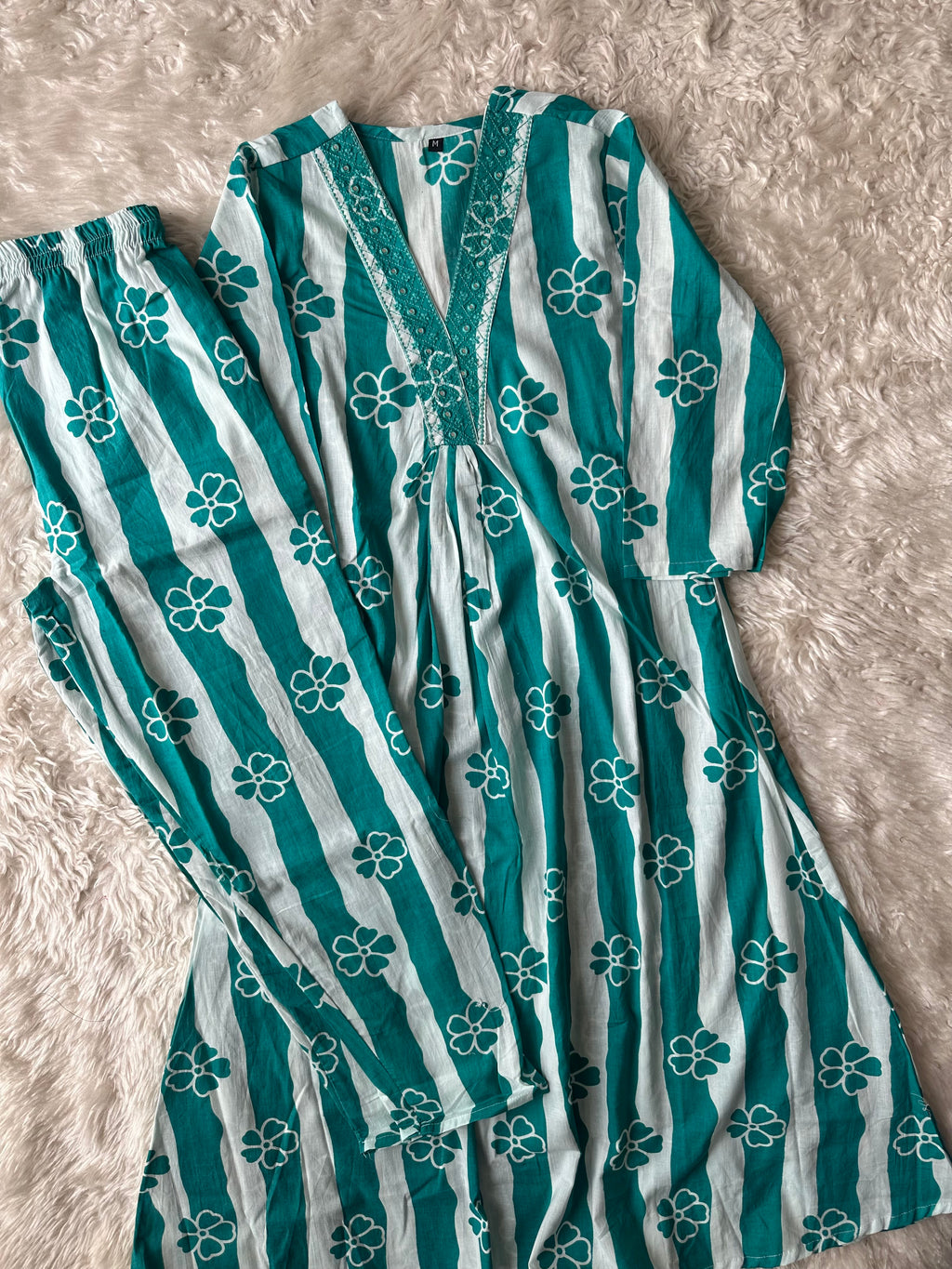 Cotton Kurti Pant Set